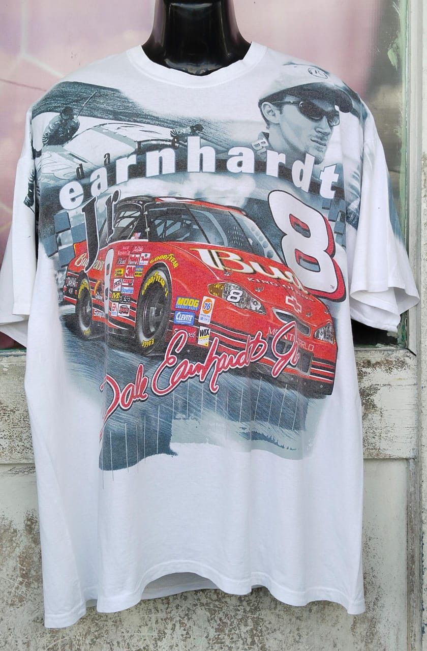 NASCAR × Vintage Vintage Nascar Dale Earnhardt Jr Tee Size US XL / EU 56 / 4 - 2 Thumbnail