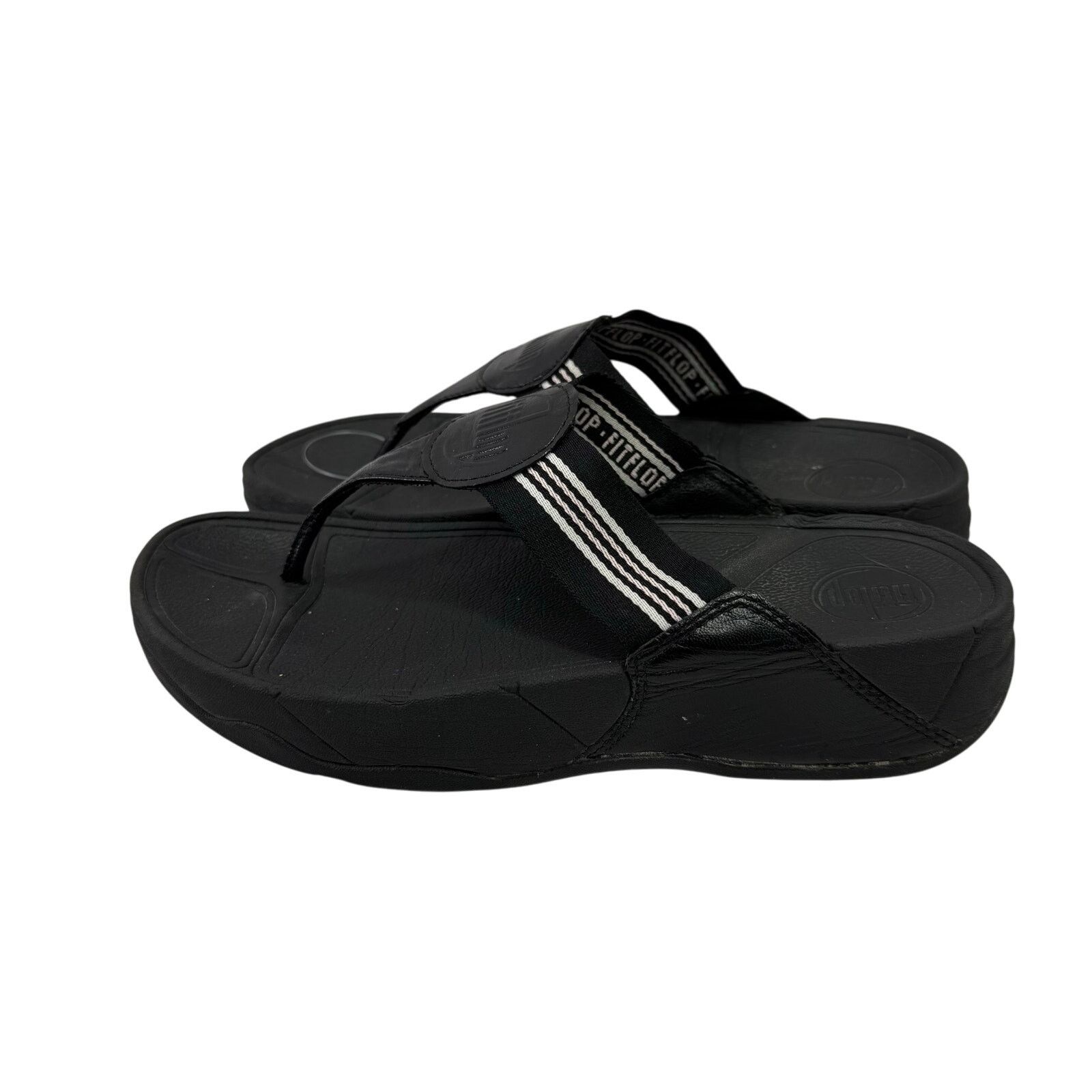 Fitbit Fitflop Women's Sandals sz 9 Wedge Thong Comfort #25-II Size US 9 / IT 39 - 8 Thumbnail