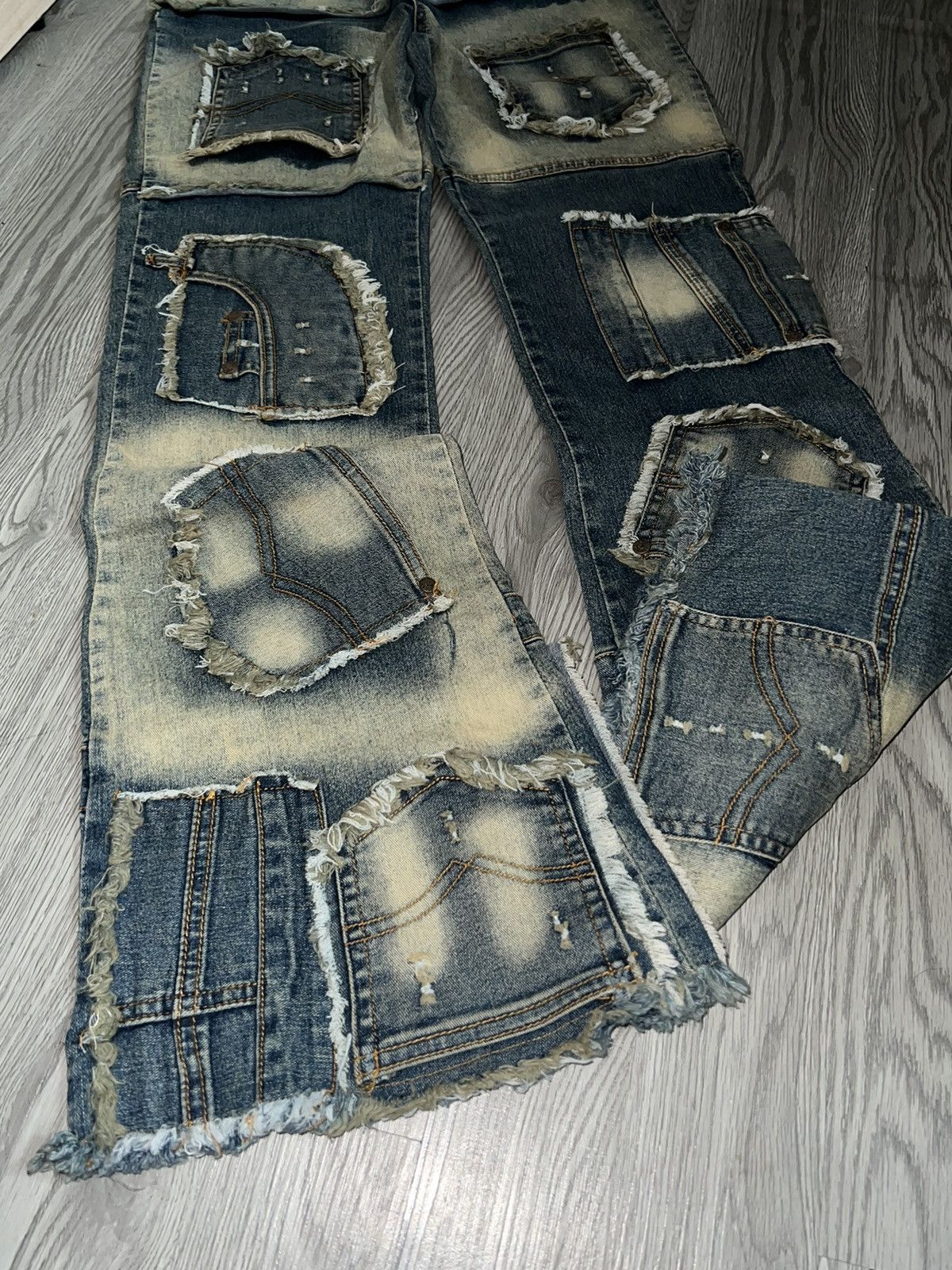 Dolce & Gabbana Modernistic Distressed Flare Jeans ➕ Size 26" / US 2 / IT 38 - 9 Thumbnail