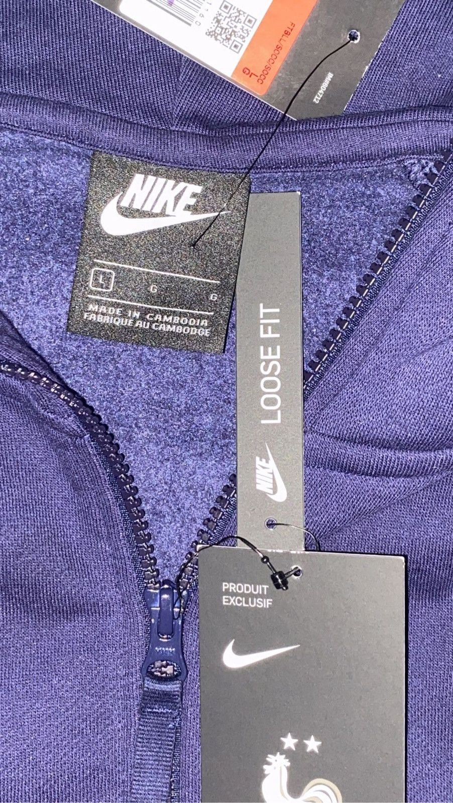 Nike × Other Brand new Nike France sweatshirt Size US L / EU 52-54 / 3 - 4 Thumbnail