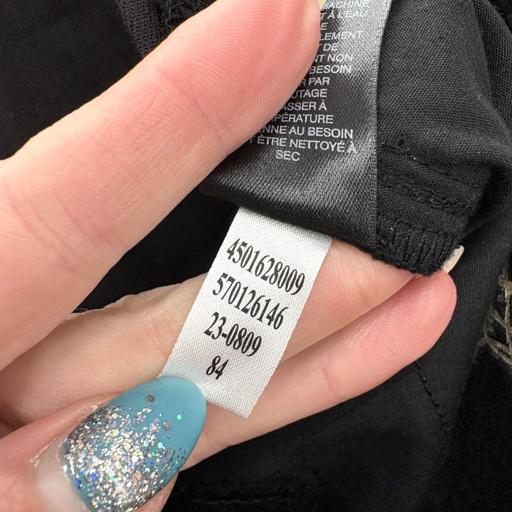 White House Black Market White House Black Market Skinny Pants Womens 14R Black Stretch Ankle Velvet Pants Women's 14R Black Velvet Ankle Zip Pockets Stretch Slim 30in Inseam Size 36" / US 14 / IT 50 - 7 Thumbnail