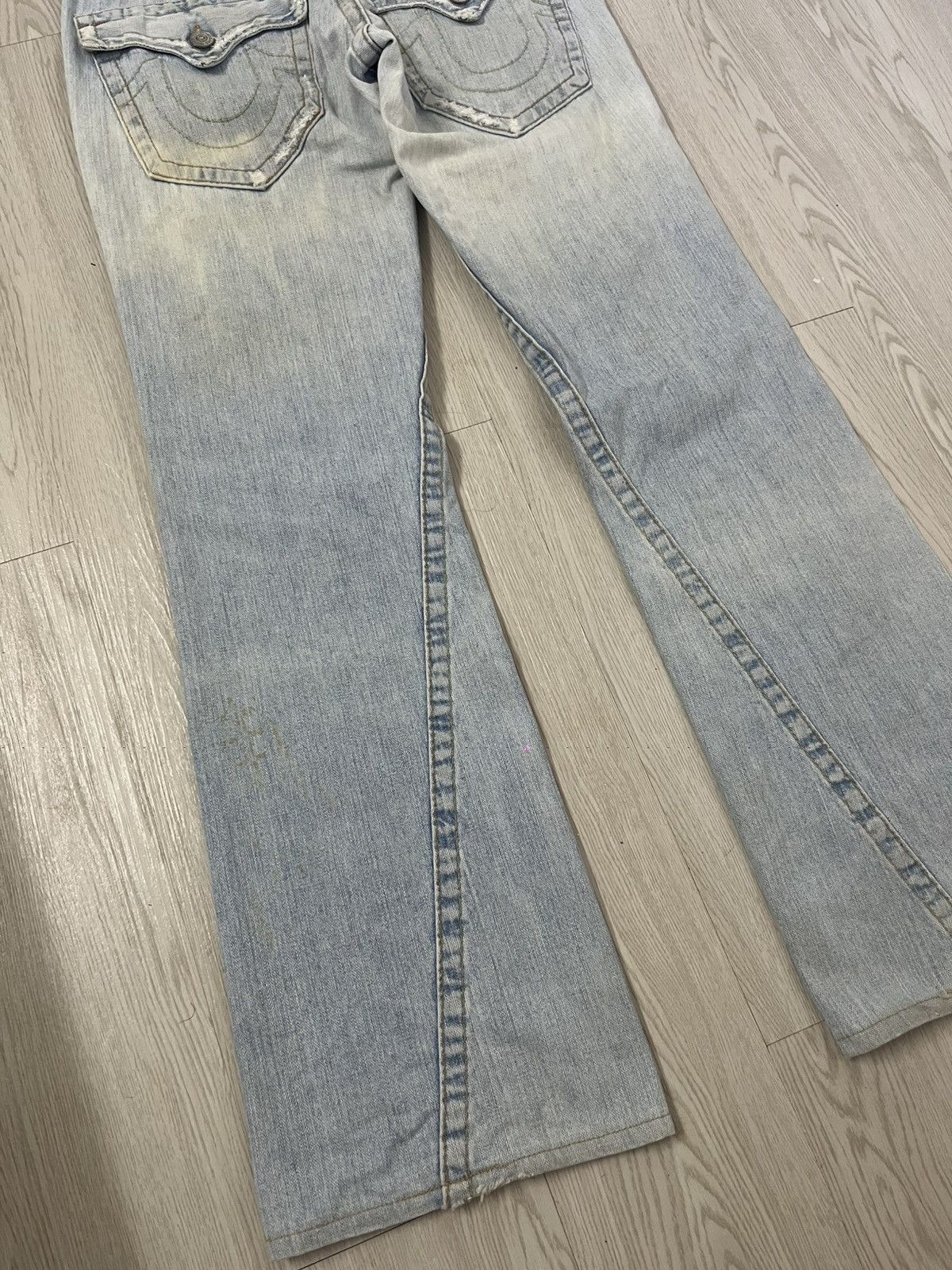True Religion Vintage True Religion Stone & Tint Flared Jeans Size US 32 / EU 48 - 7 Thumbnail