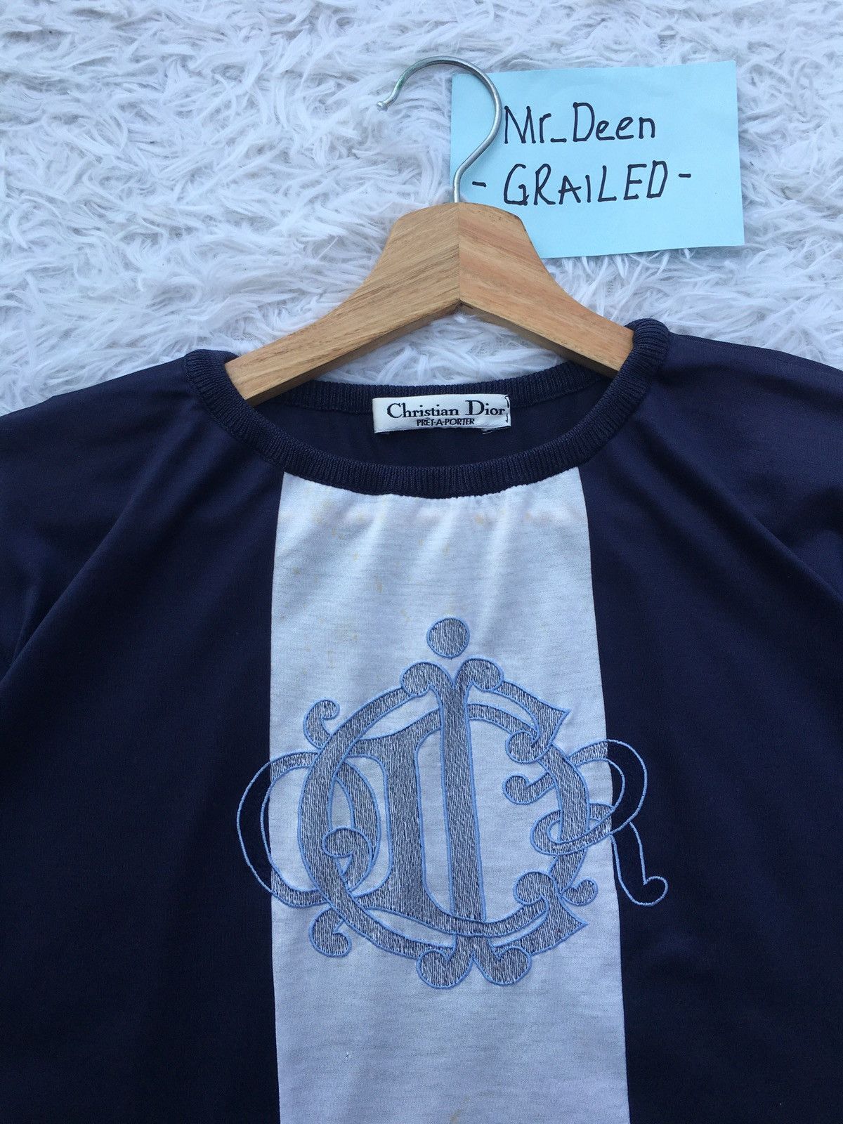 Christian Dior Monsieur Rare Vintage Christian Dior Pret-A-Porter Tshirt Size S / US 4 / IT 40 - 7 Thumbnail