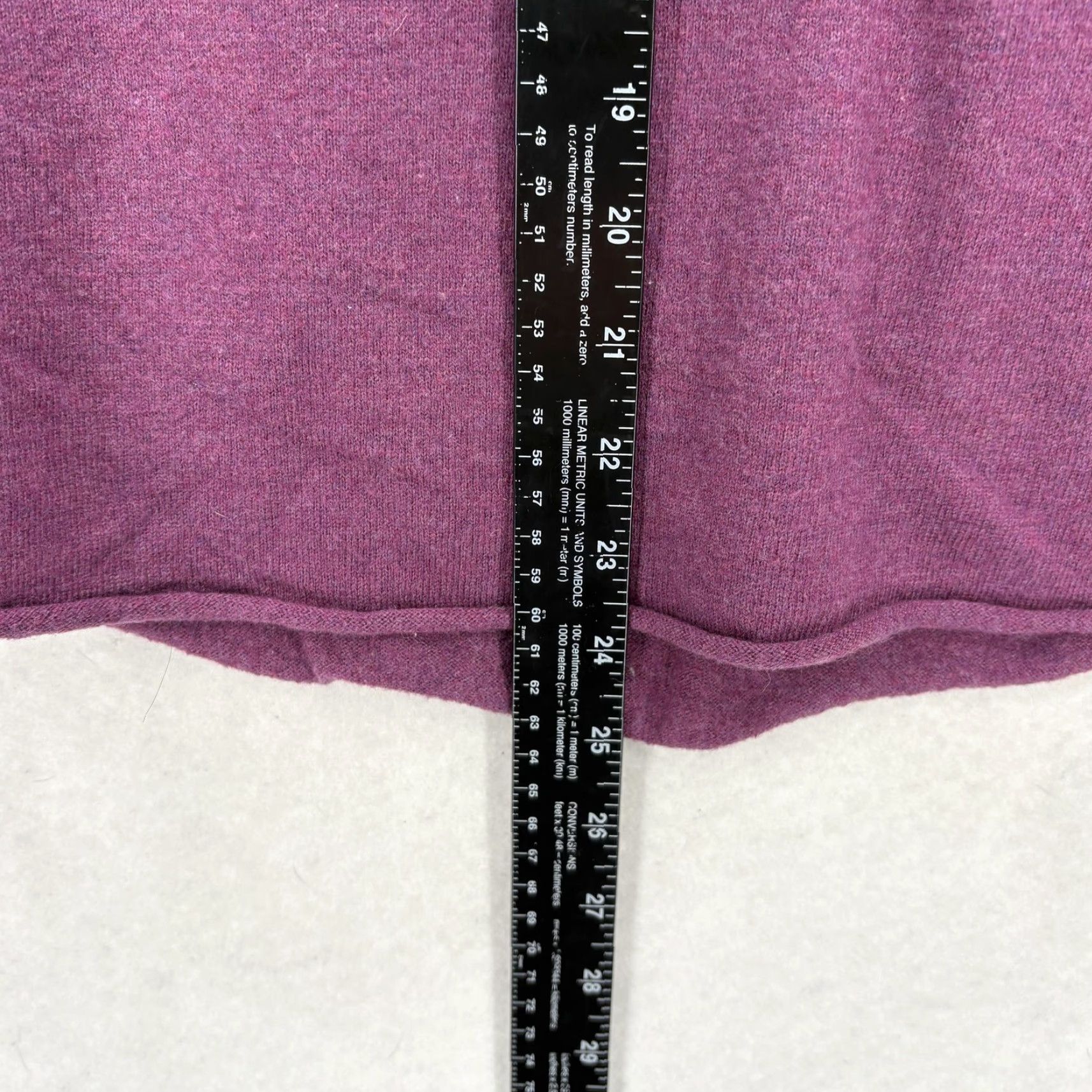 Smartwool SmartWool Sweater Womens Medium Purple Wool Crew Neck Bell Sleeve Lightweight Pullover Casual Fall Womens Size M / US 6-8 / IT 42-44 - 6 Thumbnail