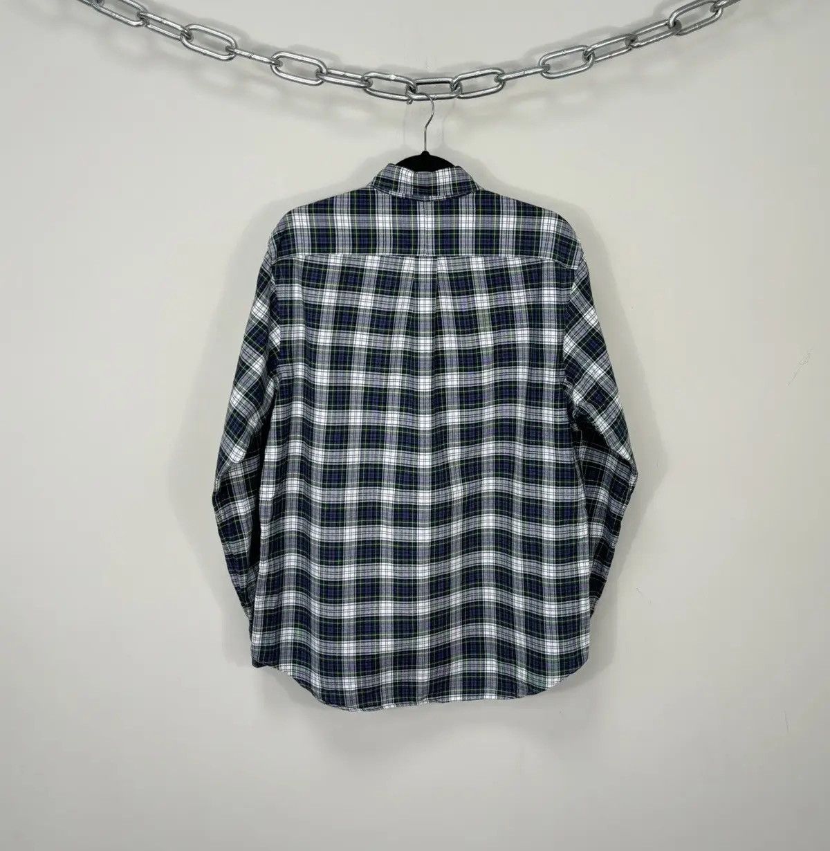 Ralph Lauren × Vintage Vintage Ralph Lauren Tartan Check Luxury Button Up Shirt Size US L / EU 52-54 / 3 - 10 Thumbnail