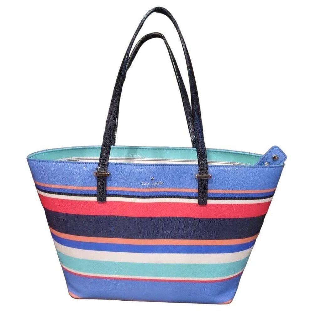 Kate Spade New York Women's Cedar Street Striped Zip TopTote
