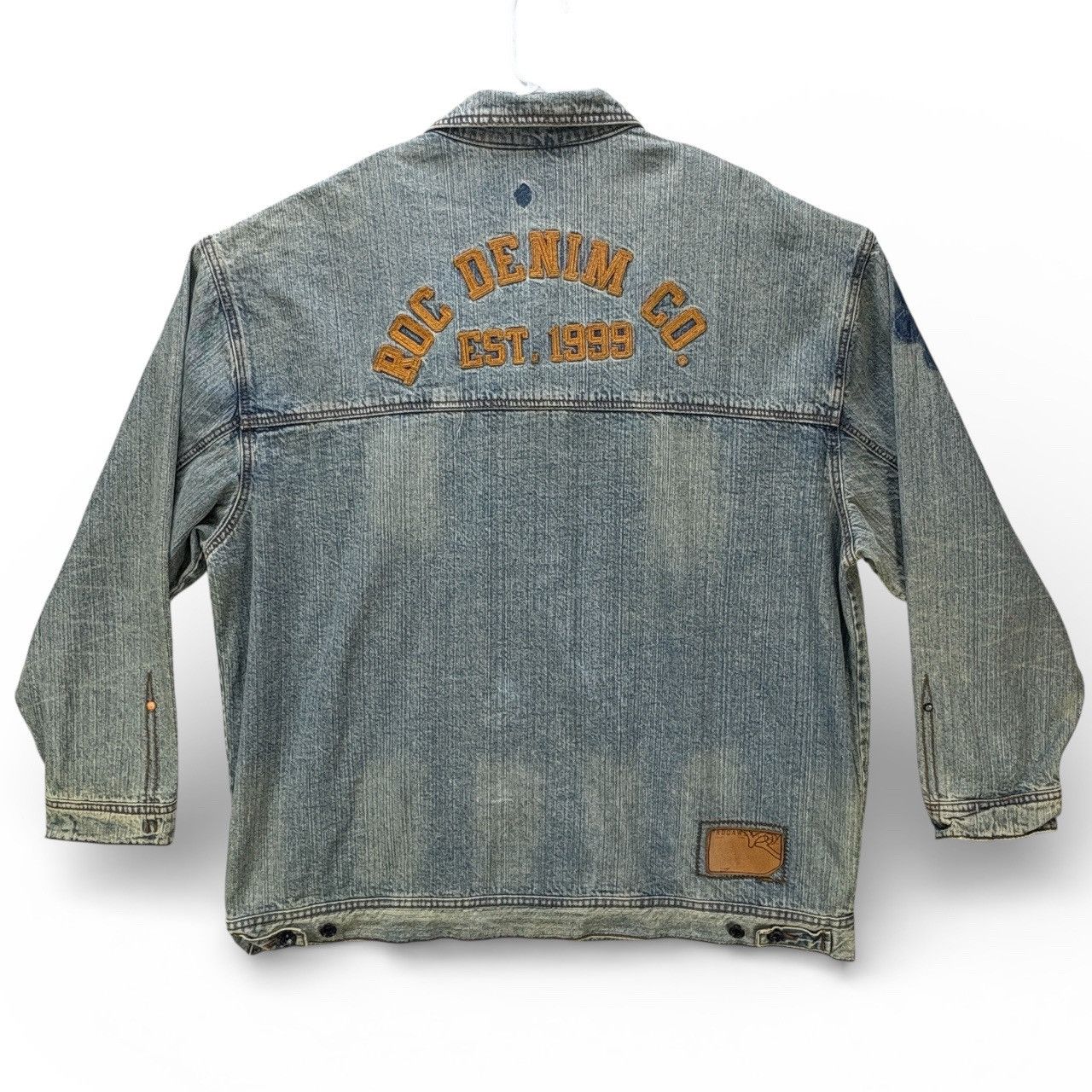 Rocawear Vintage Y2K Rocawear Men's Blue 3XL Denim Jean Jacket Size US XXL / EU 58 / 5 - 8 Thumbnail
