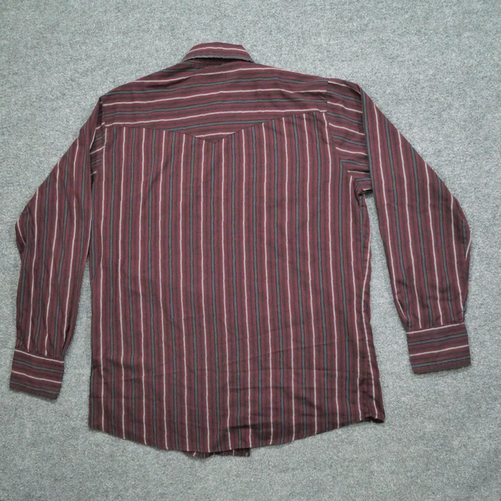 Vintage VINTAGE Bit & Bridle Shirt Mens L Red Maroon Pearl Snap Long Sleeve Western Country Size US L / EU 52-54 / 3 - 6 Thumbnail