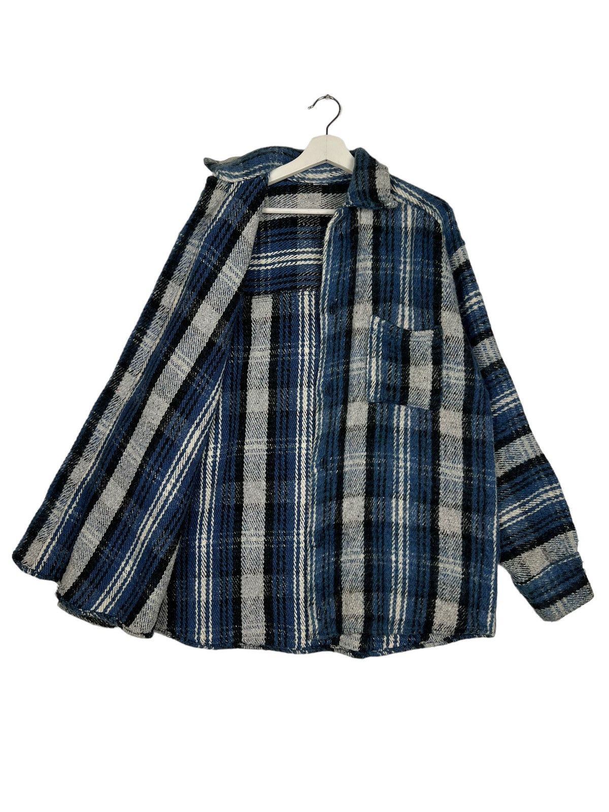Vintage 🔥 VINTAGE PLAID WOOL JACKET Size US L / EU 52-54 / 3 - 9 Thumbnail