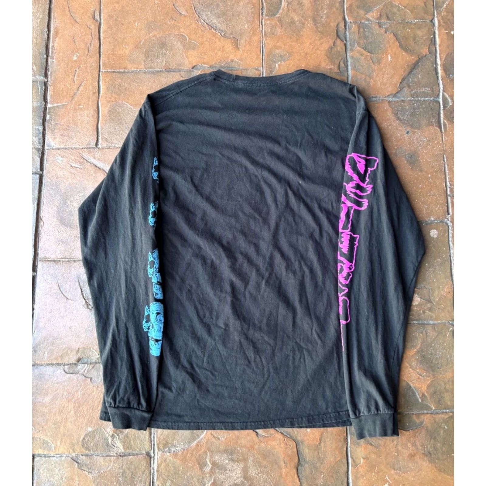 Etro Creepshow Shirt Long Sleeve Graphic Print Halloween Horror Retro Grunge Black L Men Adult Large Size US L / EU 52-54 / 3 - 3 Thumbnail