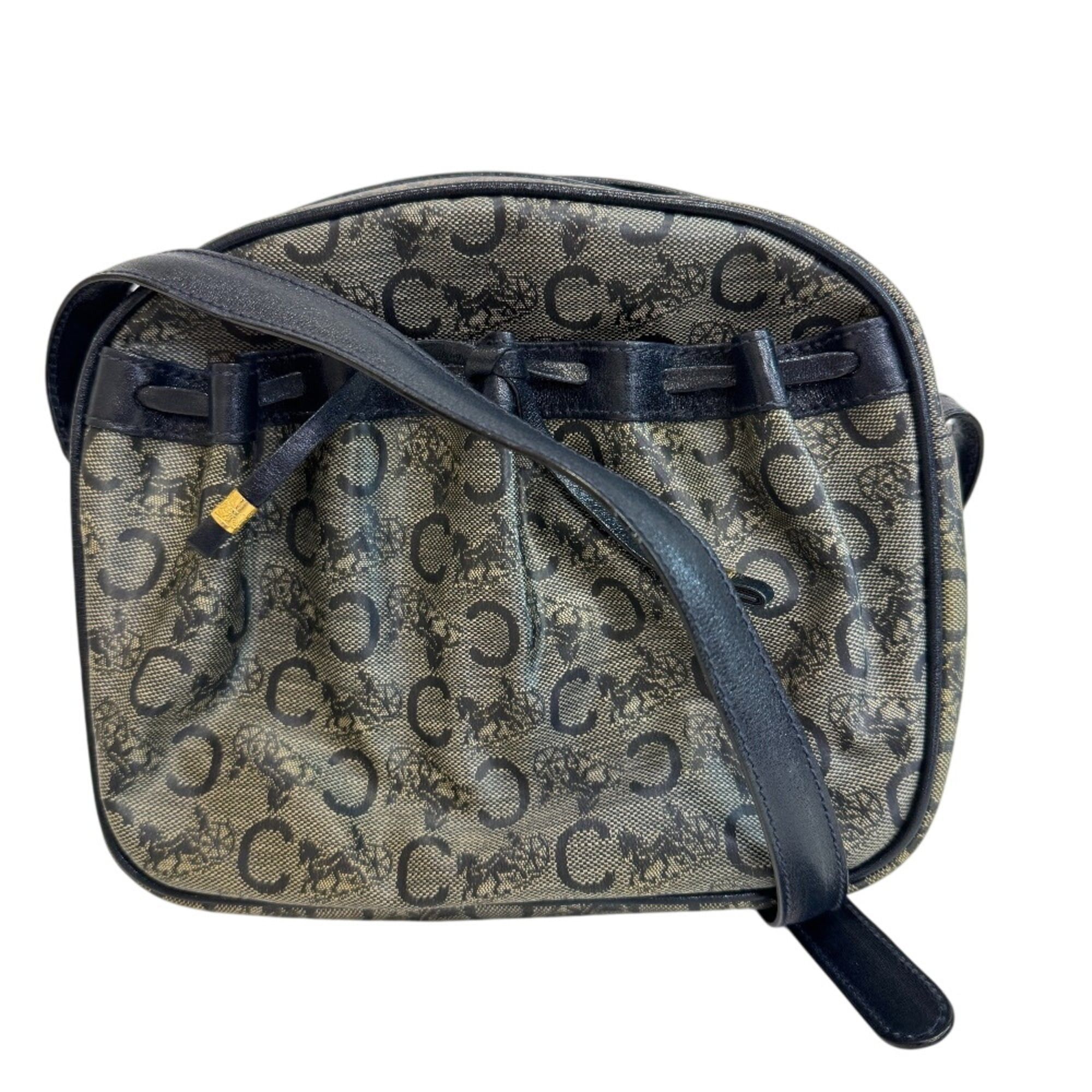 Celine CELINE C carriage pattern pochette Sulky shoulder bag navy Size ONE SIZE - 1 Thumbnail