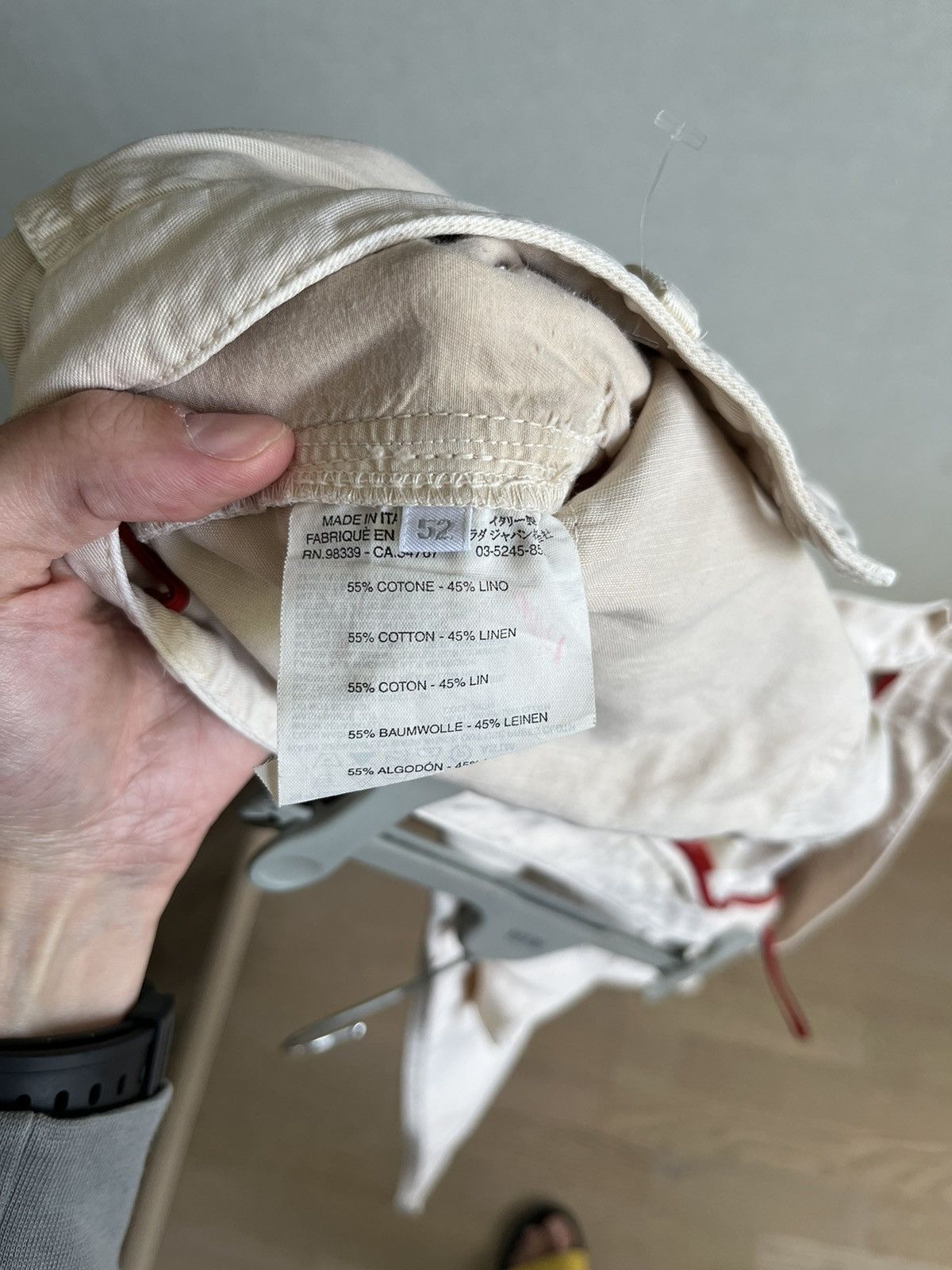 Prada Prada Linen and Cotton casual pant Size US 35 - 7 Thumbnail
