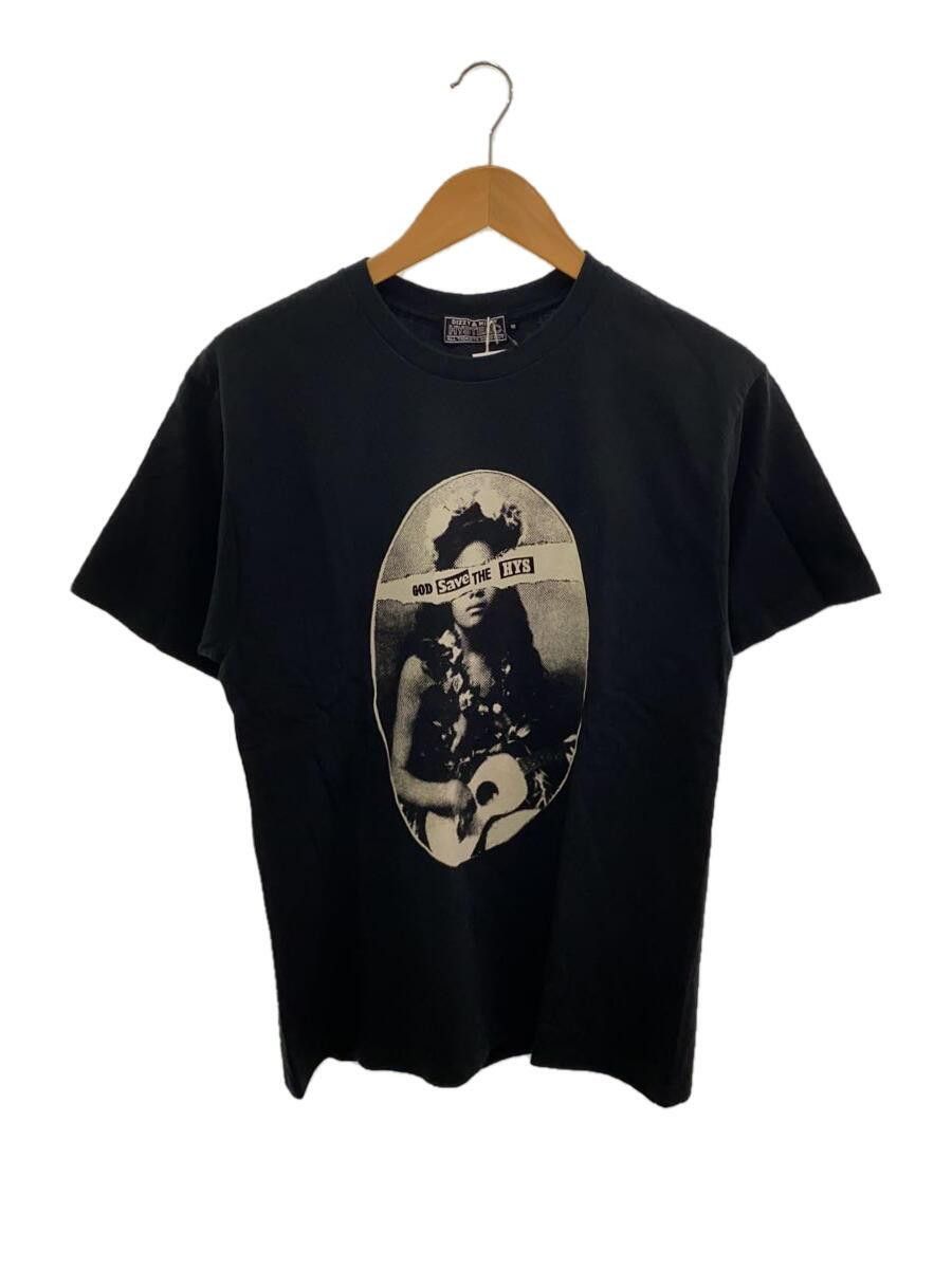 image of Hysteric Glamour God Save The Hys T-Shirt in Black, Men's (Size Medium)