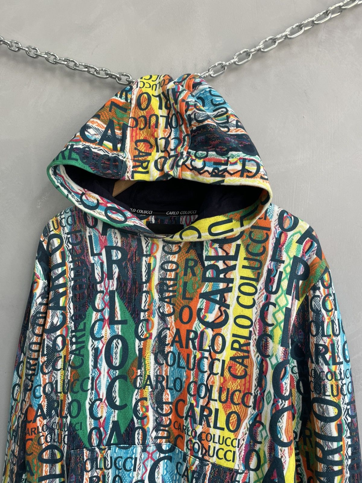 Carlo Colucci Over print carlo colucci hoodie y2k hype japanese Size US M / EU 48-50 / 2 - 3 Thumbnail
