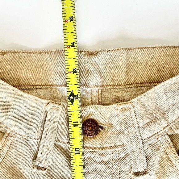 Levi's RARE ARCHIVE 1960s Levi’s White Tab Big E Scenic Bells Print Size 29" - 5 Thumbnail