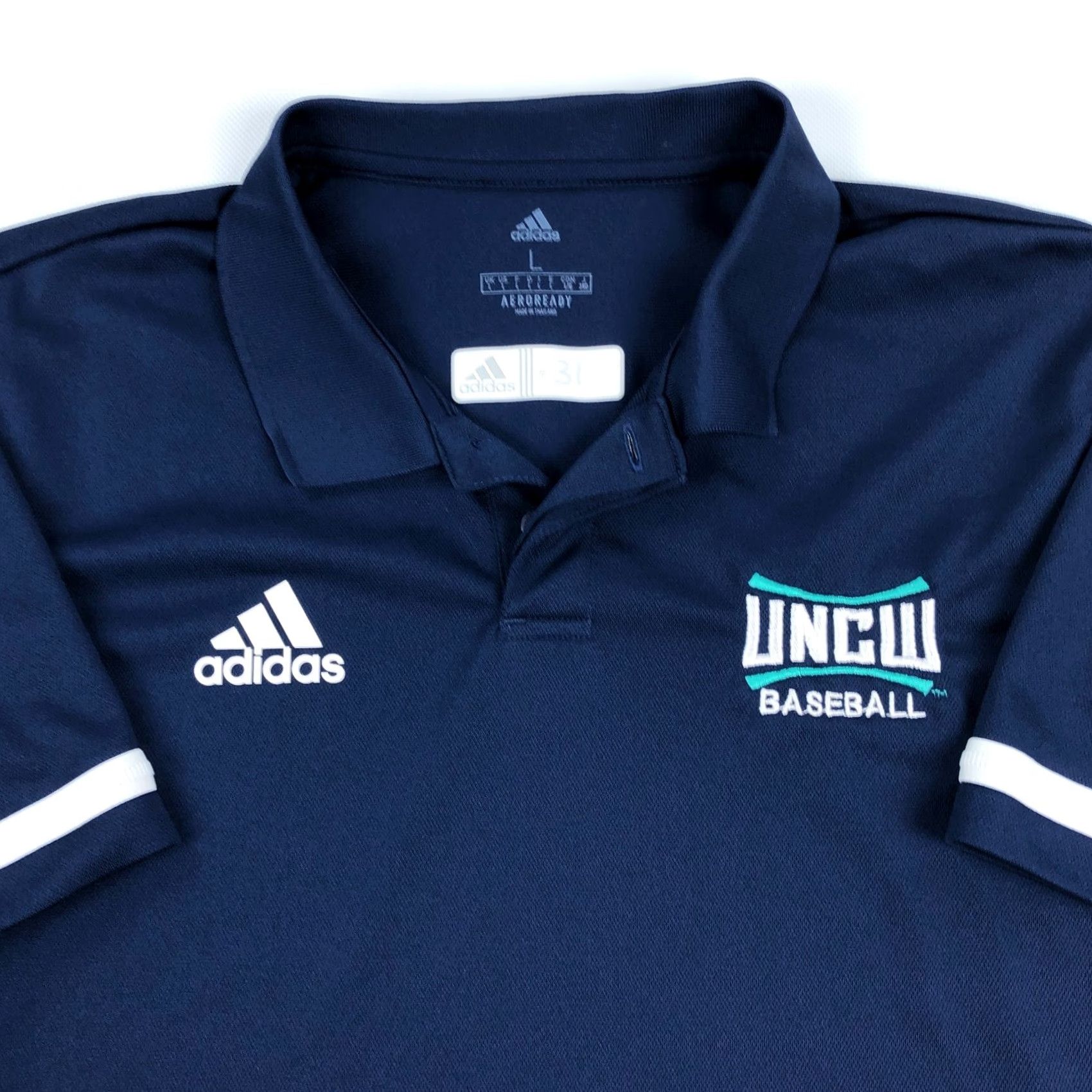 Adidas adidas Polo Shirt Men L Blue Aeroready Baseball Golf Short Sleeve Embroidered Logo Size US L / EU 52-54 / 3 - 2 Thumbnail