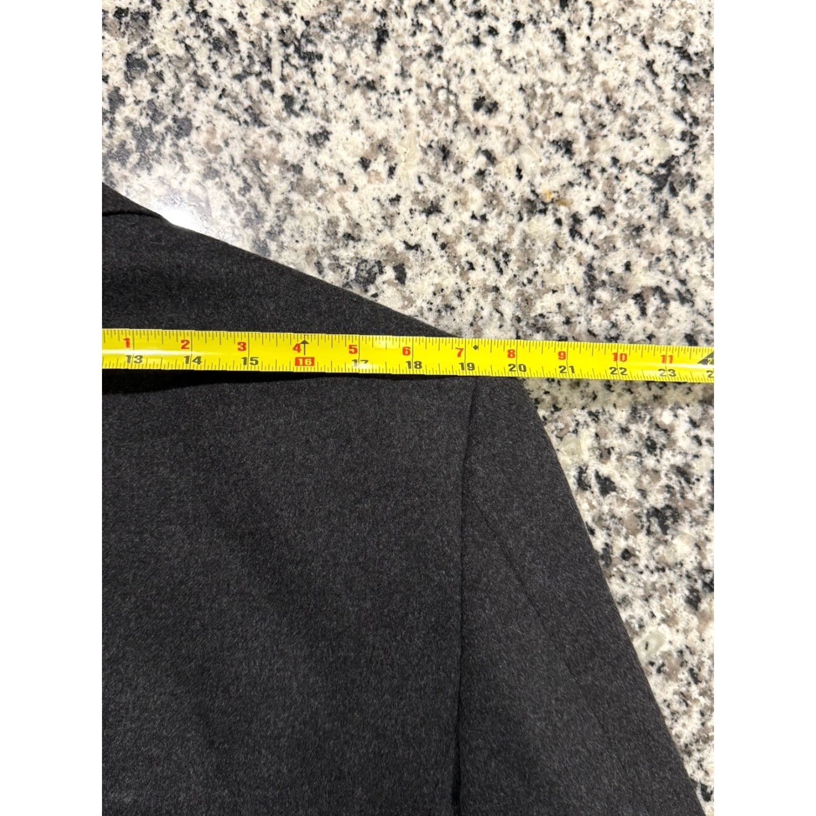 Tommy Hilfiger Tommy Hilfiger Sport Coat Men 42S Charcoal Gray Wool Silk Cashmere Blazer Jacket Size 42R - 7 Thumbnail