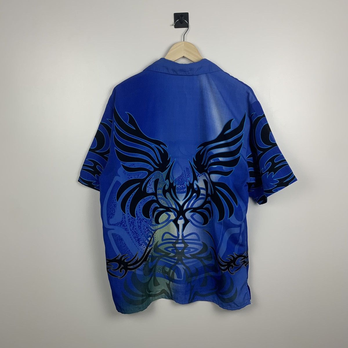 Vintage Vintage Hawaiian Y2K Tribal Shirt Avant Garde Short Sleeve Size US L / EU 52-54 / 3 - 7 Thumbnail