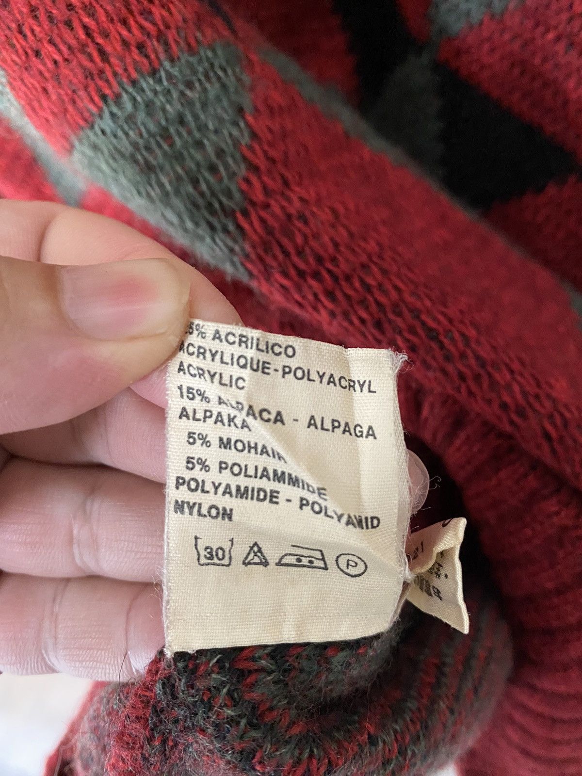 Givenchy 1990s Givenchy Wool Mohair Alpaca knit Size US L / EU 52-54 / 3 - 12 Thumbnail