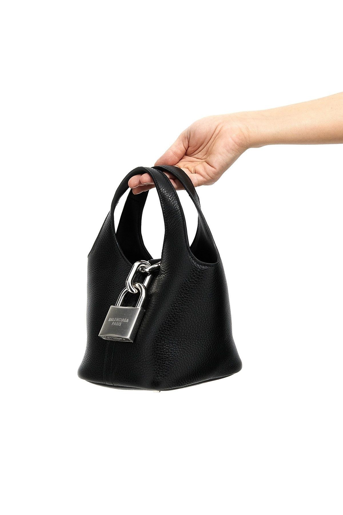 Balenciaga o1bcso1str0125 Size: OS / Locker Hobo Bag in Black Size ONE SIZE - 2 Thumbnail