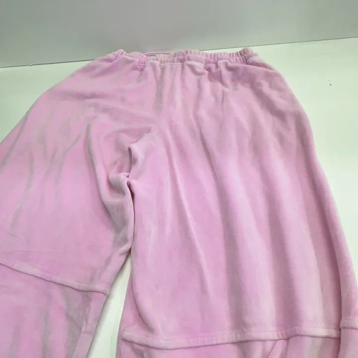 Alexander Wang Alexander Wang Pink Velvet Drawstring Sports Pants - Size 22" - 8 Thumbnail