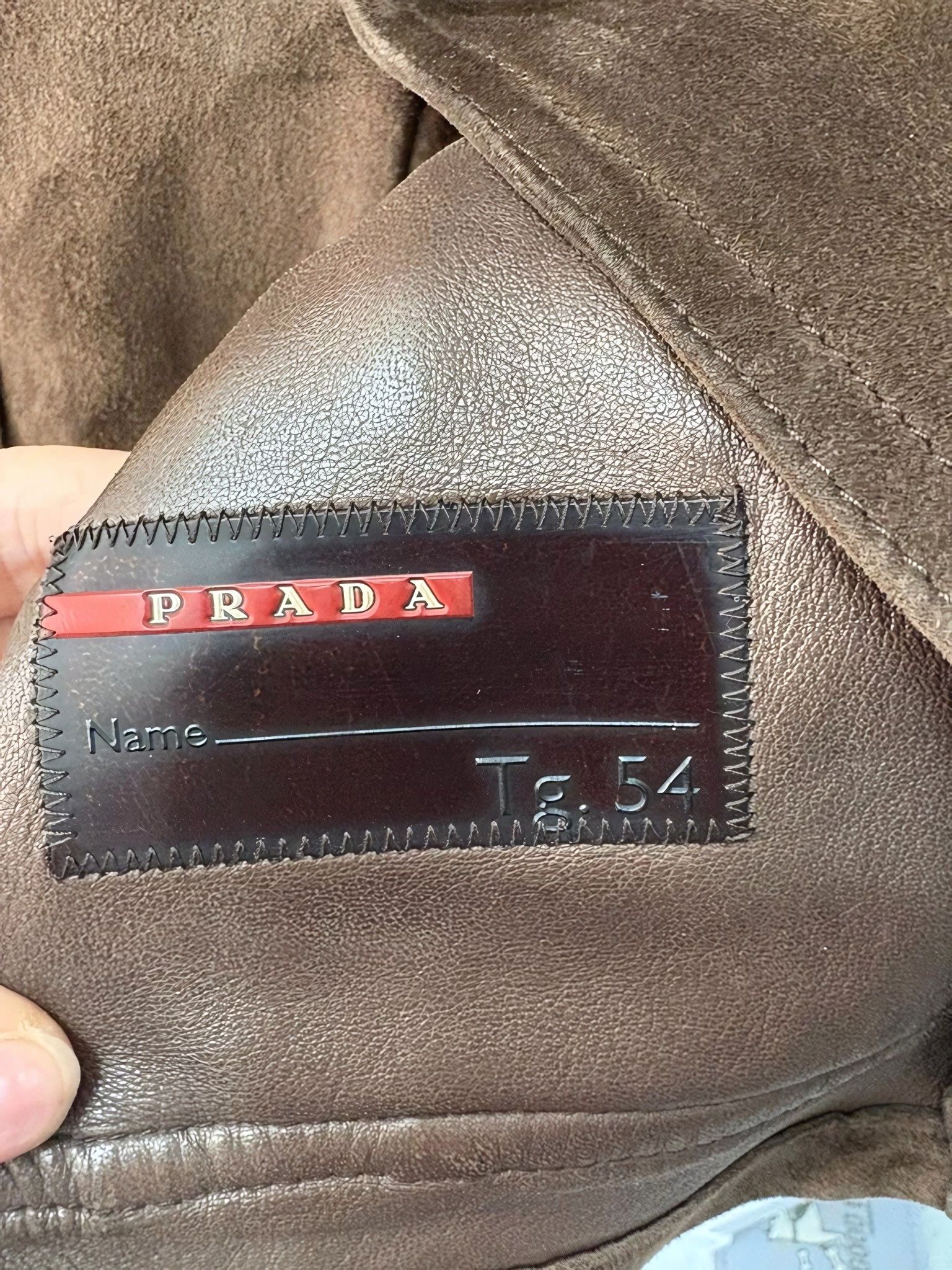 Prada CALFSKIN LEATHER JACKET Size US L / EU 52-54 / 3 - 5 Thumbnail