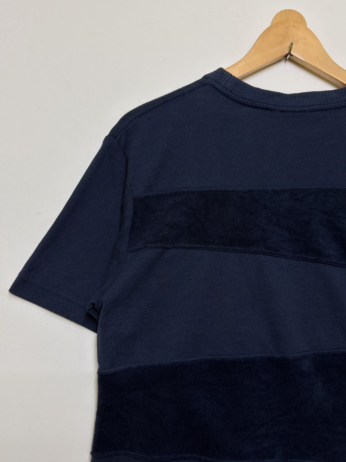 Helly Hansen Vintage Helly Hansen Patchwork Stripe Textured Short Sleeve Size US M / EU 48-50 / 2 - 10 Thumbnail