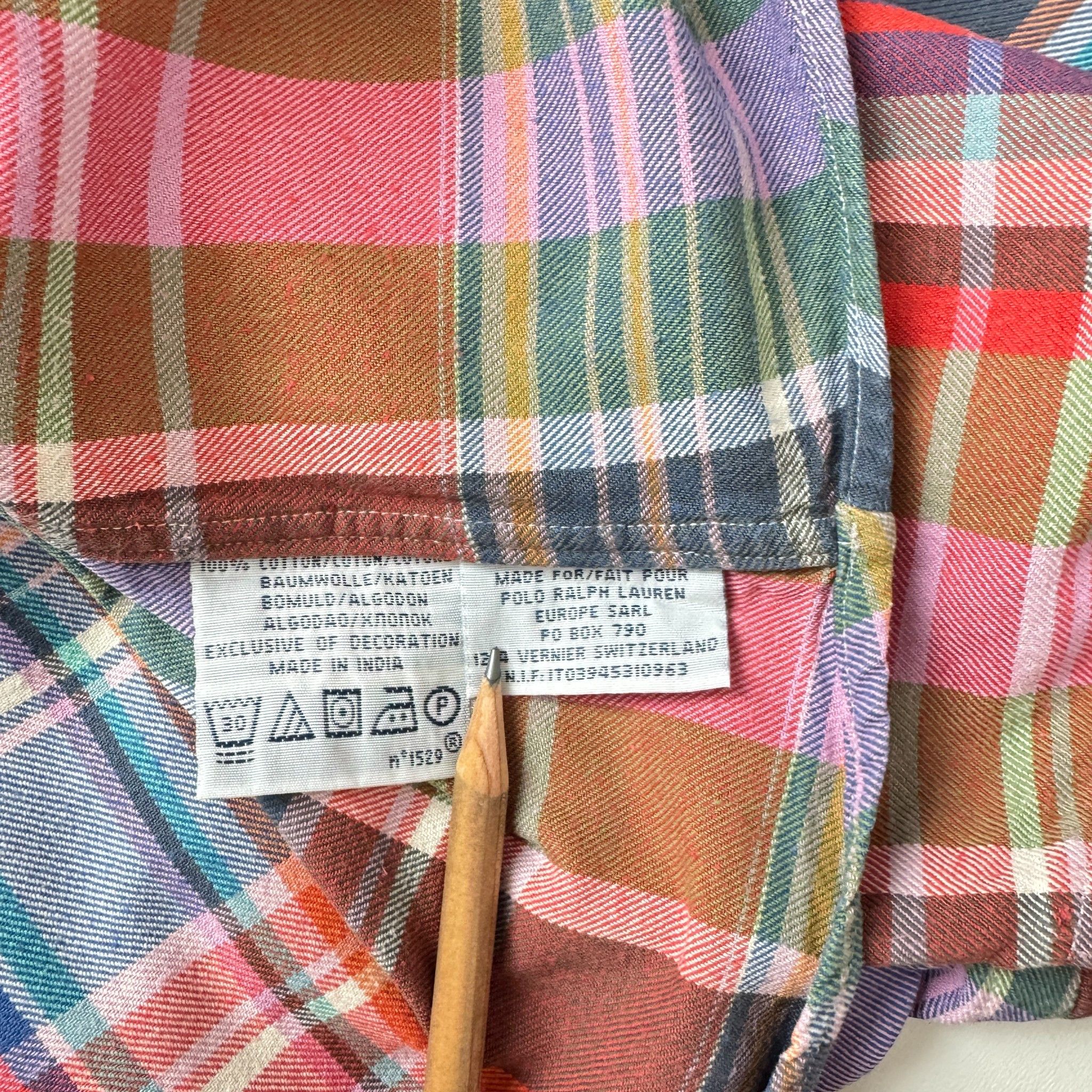 Polo Ralph Lauren plaid oxford shirt Size US XL / EU 56 / 4 - 5 Thumbnail