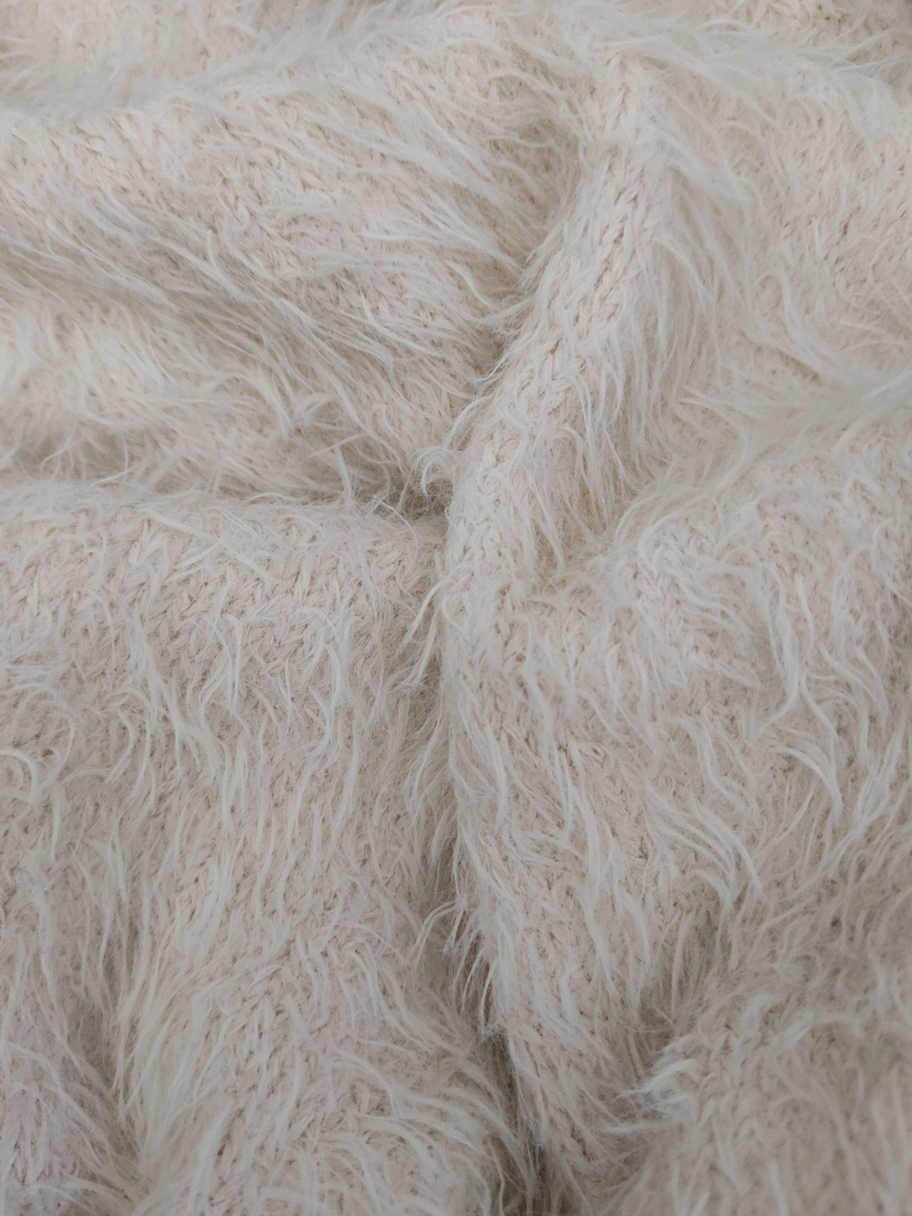 GU × Vintage GU Beige Shag Shaggy Fur Mohair Knitwear #W1945 Size M / US 6-8 / IT 42-44 - 10 Thumbnail
