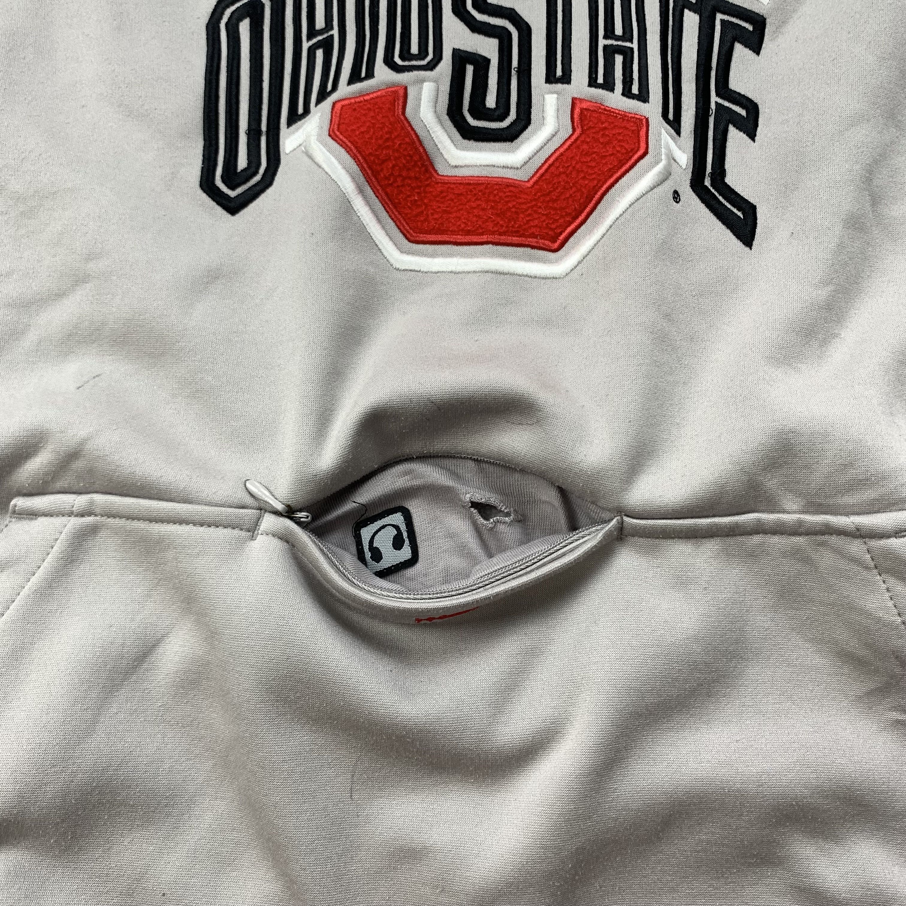 Nike Y2K Nike Ohio State Hoodie Size US L / EU 52-54 / 3 - 6 Thumbnail