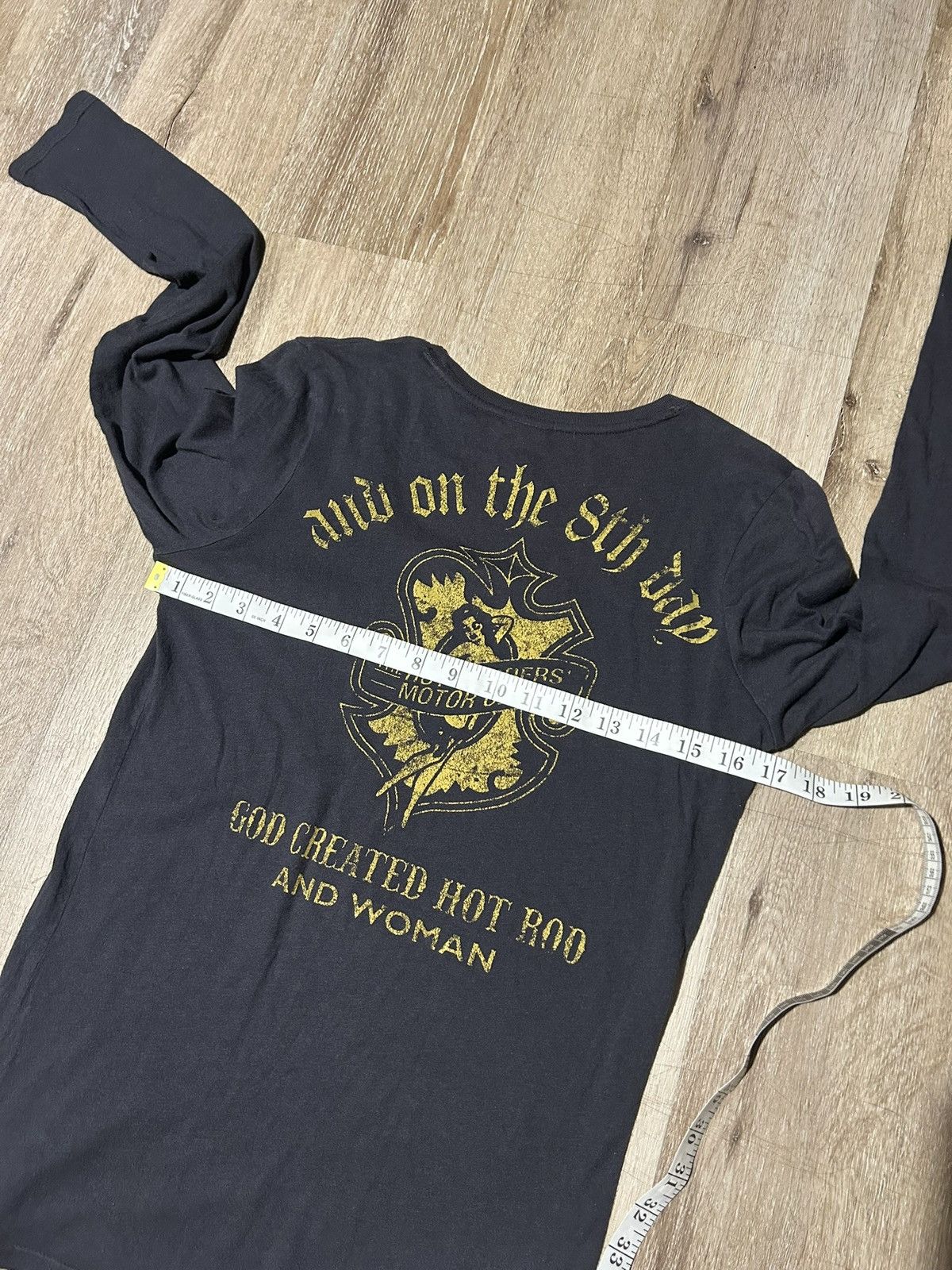 MOUSSY Vintage Japanese Brand Moussy Hot Rodders Longsleeve Shirt Size US XS / EU 42 / 0 - 8 Thumbnail
