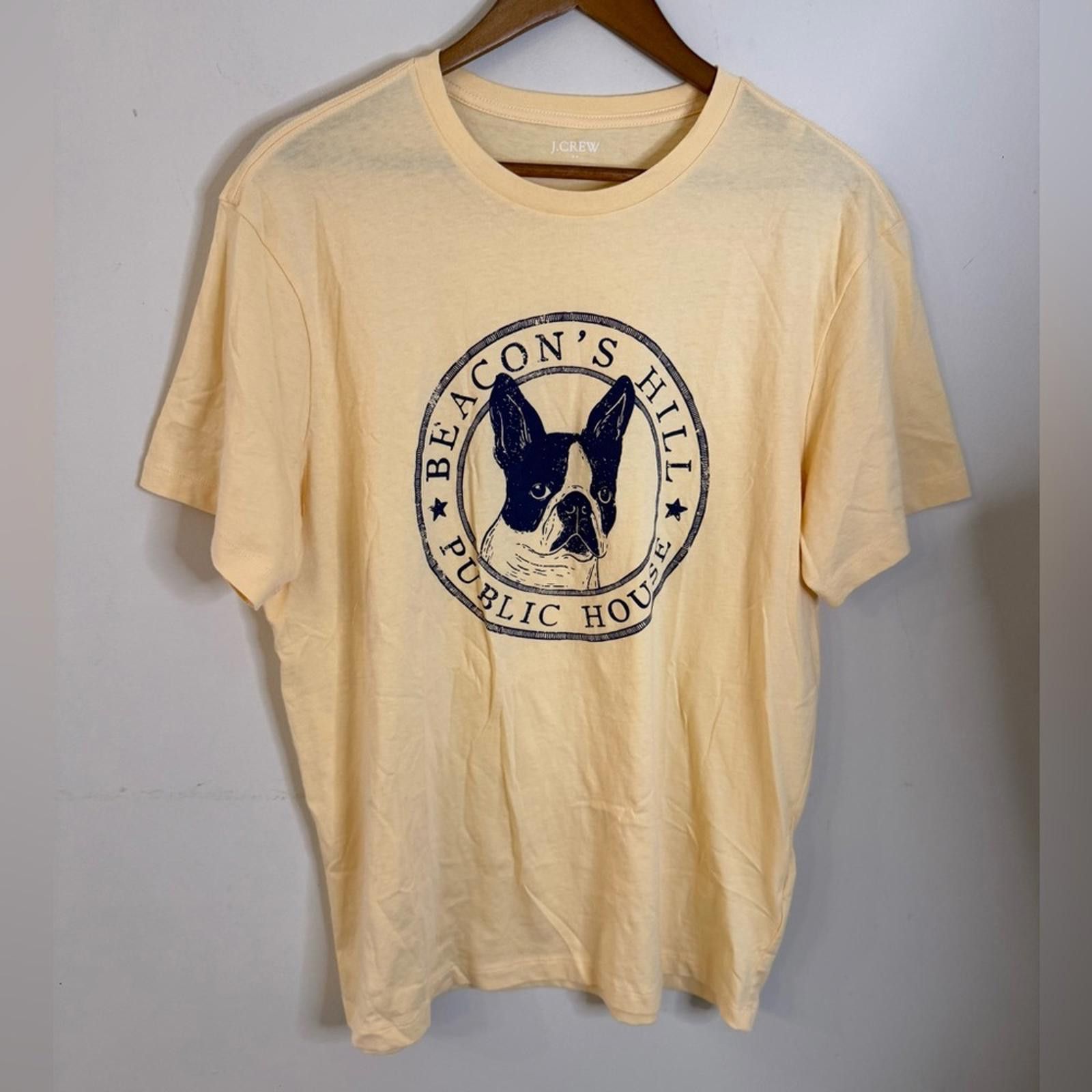 Other J. Crew Factory yellow & blue graphic dog tee shirt SZ LG Size US L / EU 52-54 / 3 - 1 Thumbnail