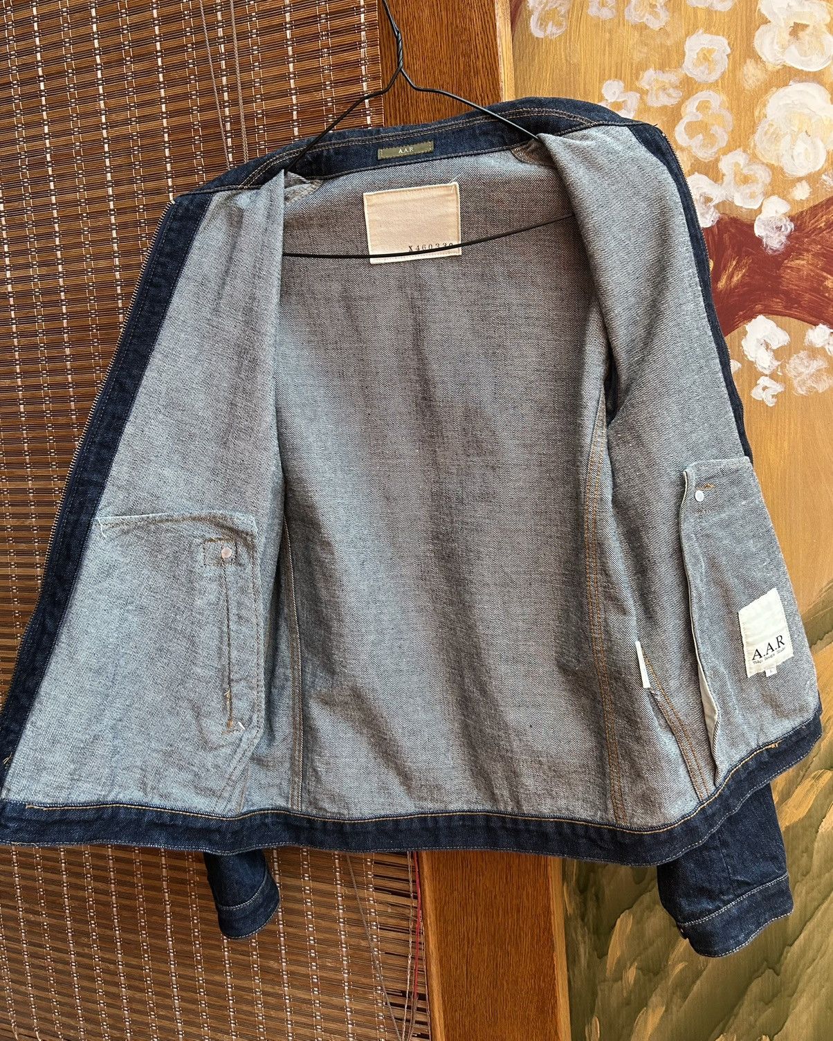 Japanese Brand Against All Risks A.A.R by Yohji Yamamoto Zip Denim Jacket Size US L / EU 52-54 / 3 - 6 Thumbnail
