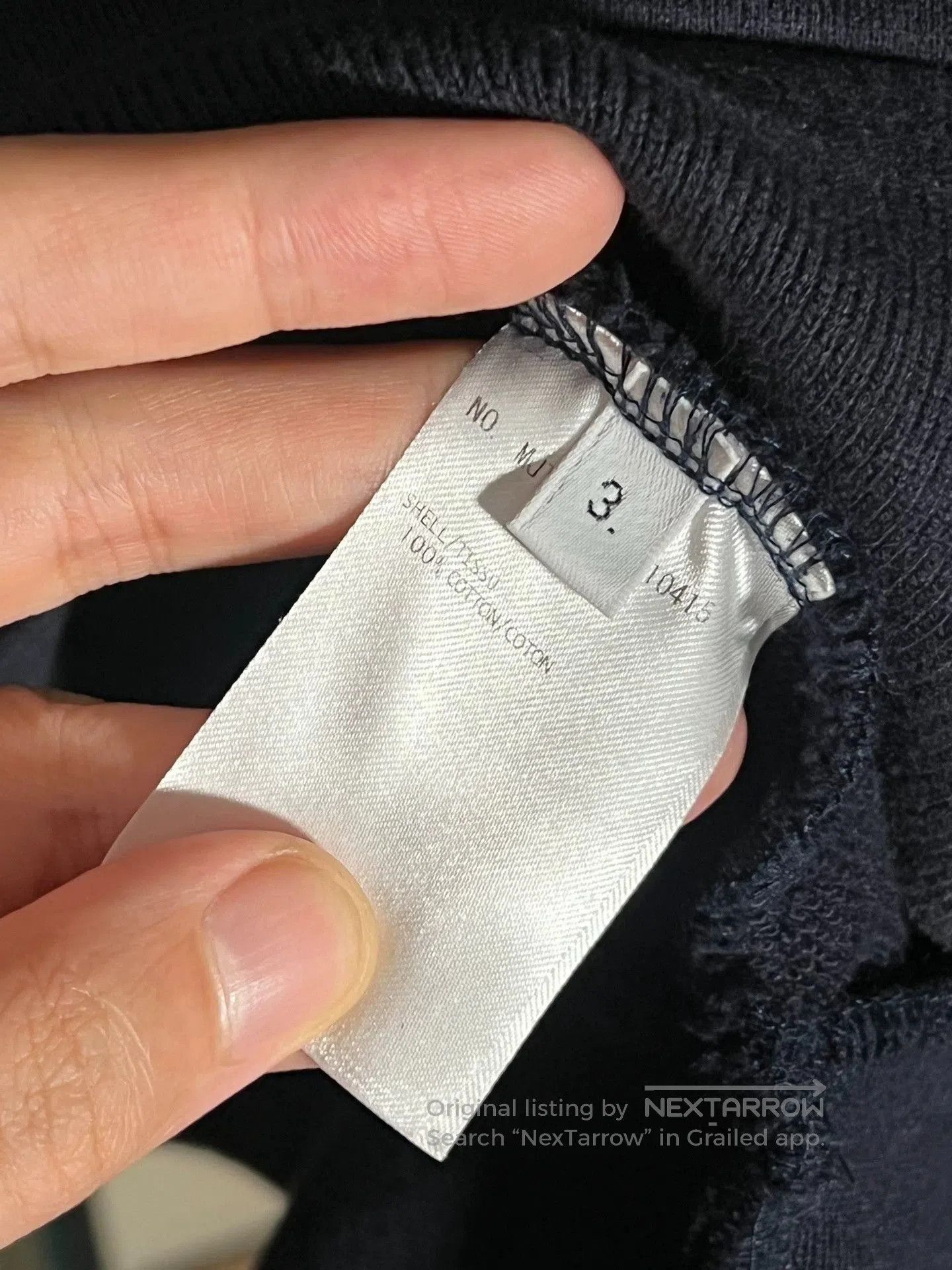 Thom Browne thom browne navy zip-up hoodie with stripes. Size US M / EU 48-50 / 2 - 3 Thumbnail