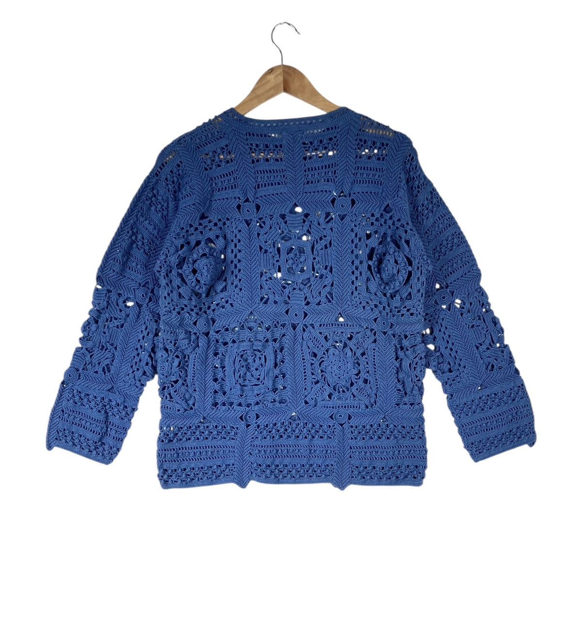 Vintage Ficce By Yoshiyuki Konishi Lace Hand Knit Knitwear
