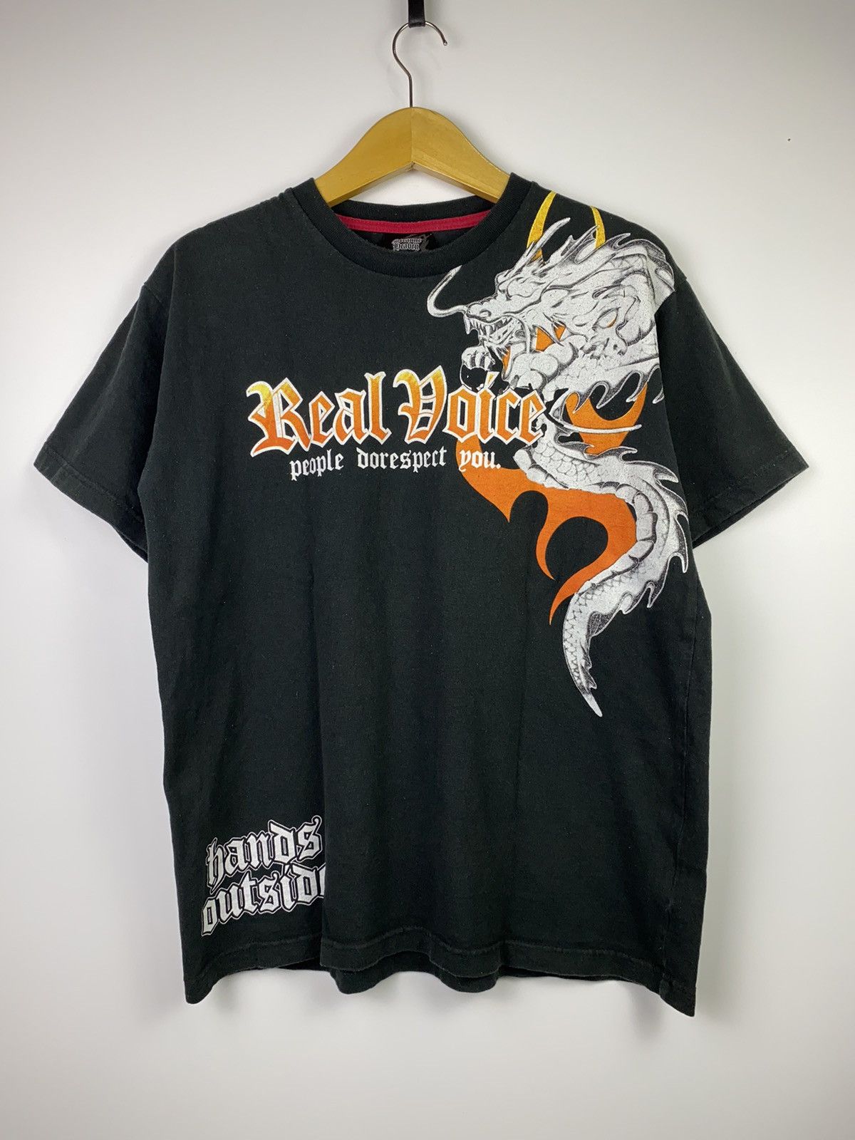 訳あり商品 00s L.G.B. label japanese t-shirt dragon トップス