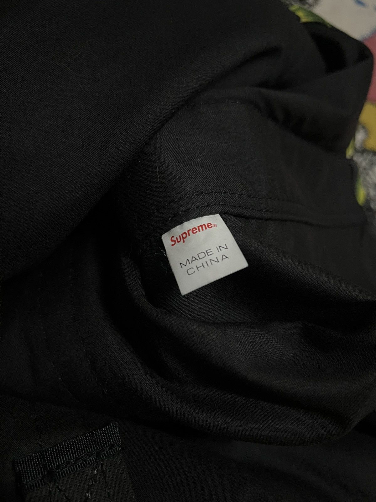 Supreme Supreme 18SS Skull Pile Denim Tote Black Size ONE SIZE - 3 Thumbnail