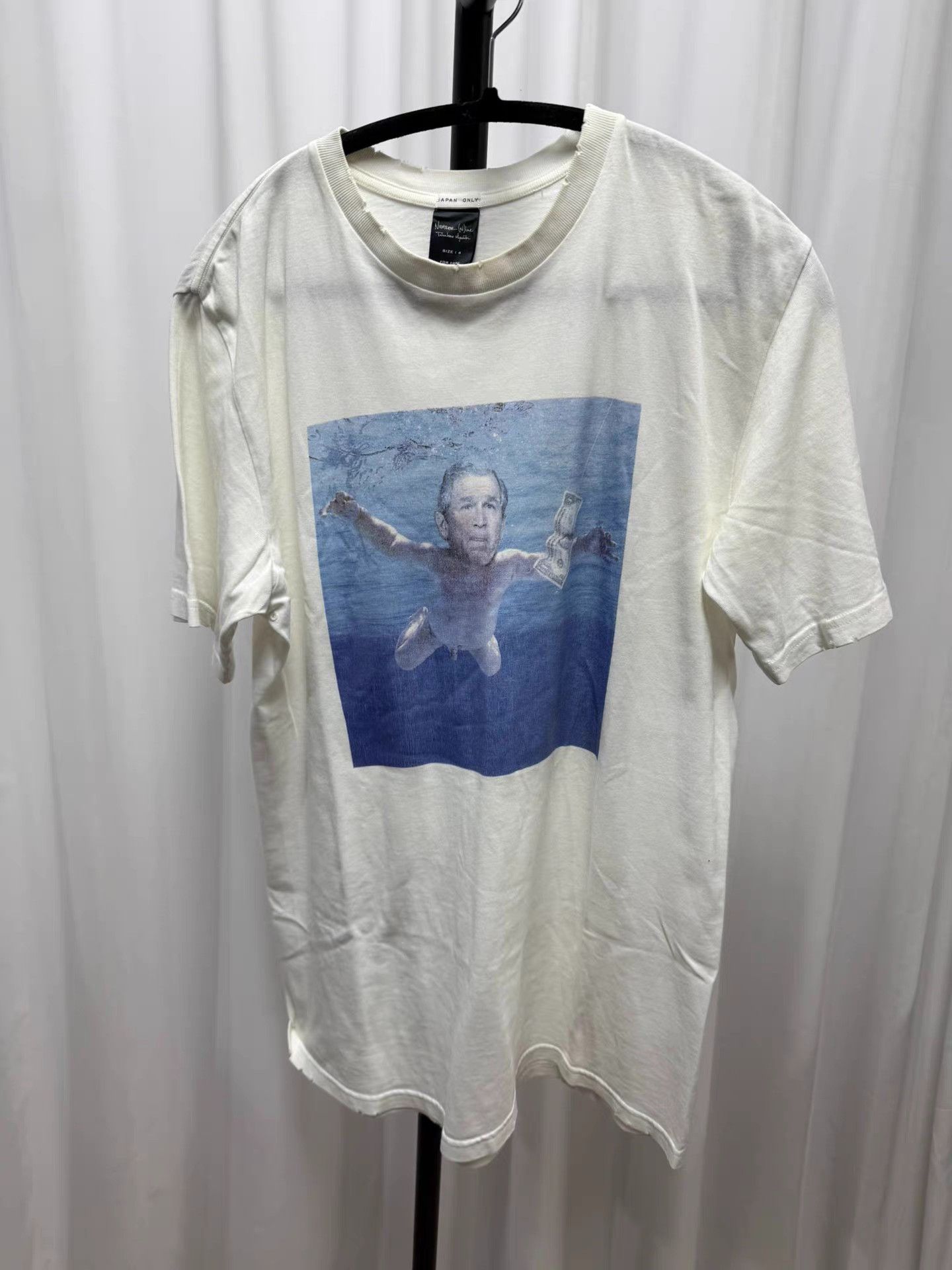 Number (N)ine Number (N)ine 04AW Bush Nirvana Parody Sweatshirt K20 Size US XL / EU 56 / 4 - 1 Thumbnail