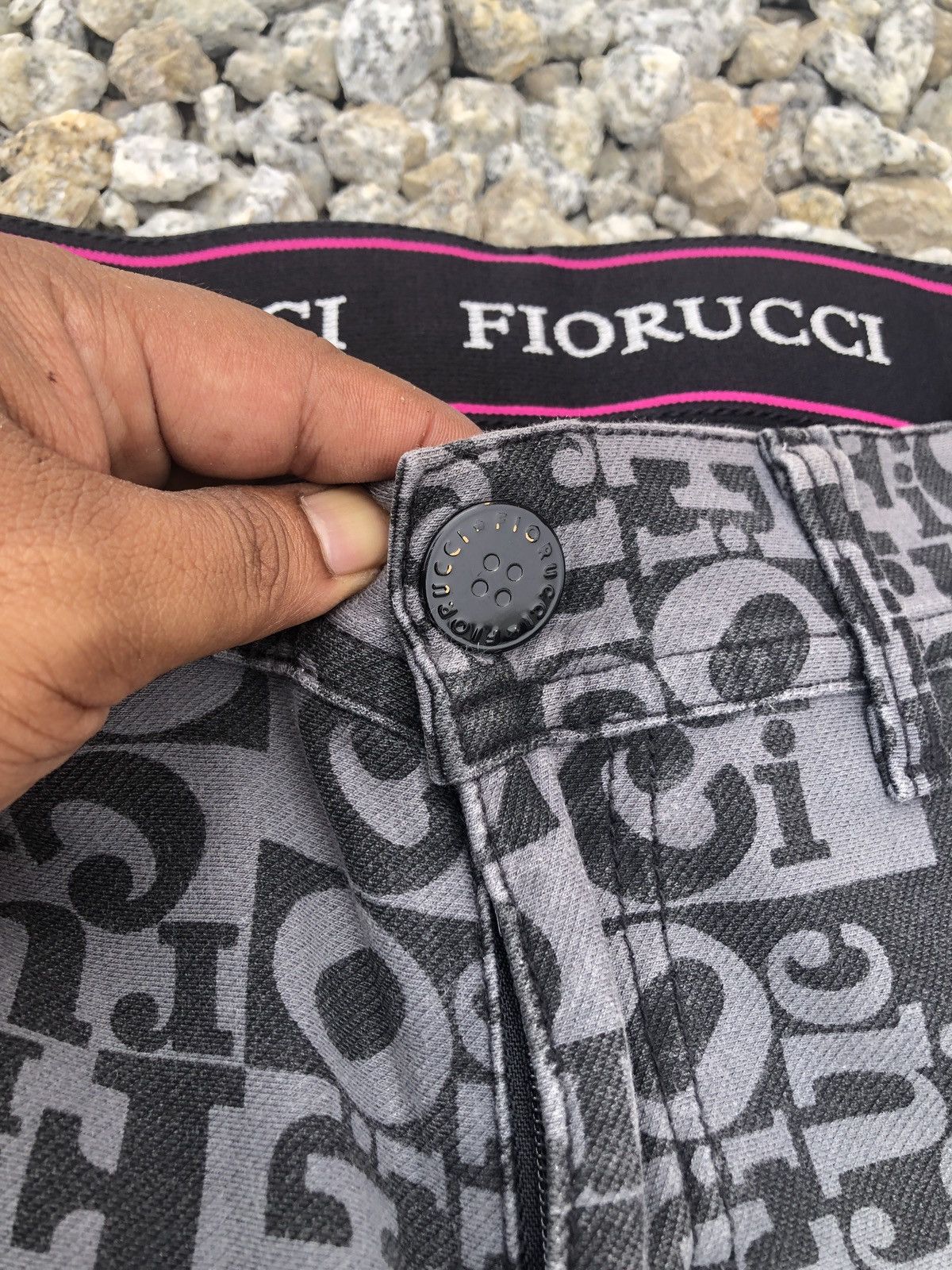 Fiorucci × Japanese Brand VINTAGE FIORUCCI MONOGRAM PARACHUTE CARGO MULTI CARGOPOCKET Size US 28 / EU 44 - 4 Thumbnail