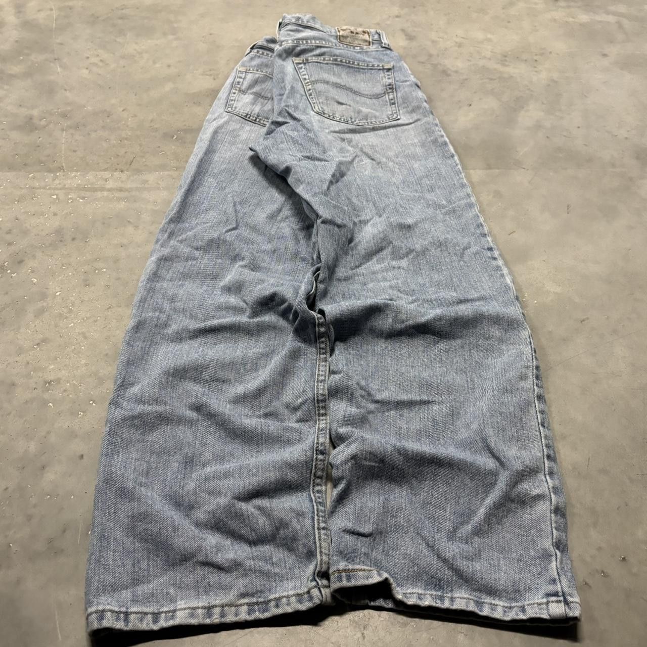 Japanese Brand × Vintage Crazy Vintage Y2K/2000s Light Wash Essential Denim Jeans! Size US 31 - 4 Thumbnail