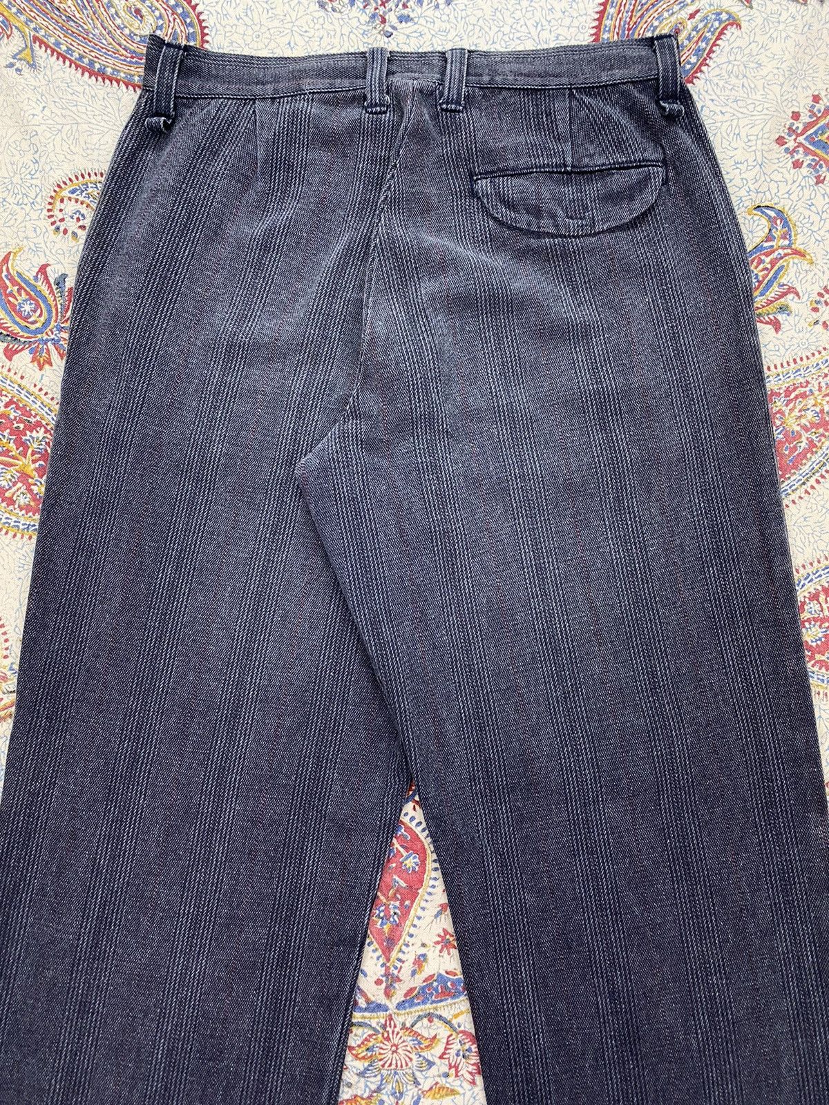 Japanese Brand Doarat Plaid Denim Trouser Size US 32 / EU 48 - 4 Thumbnail