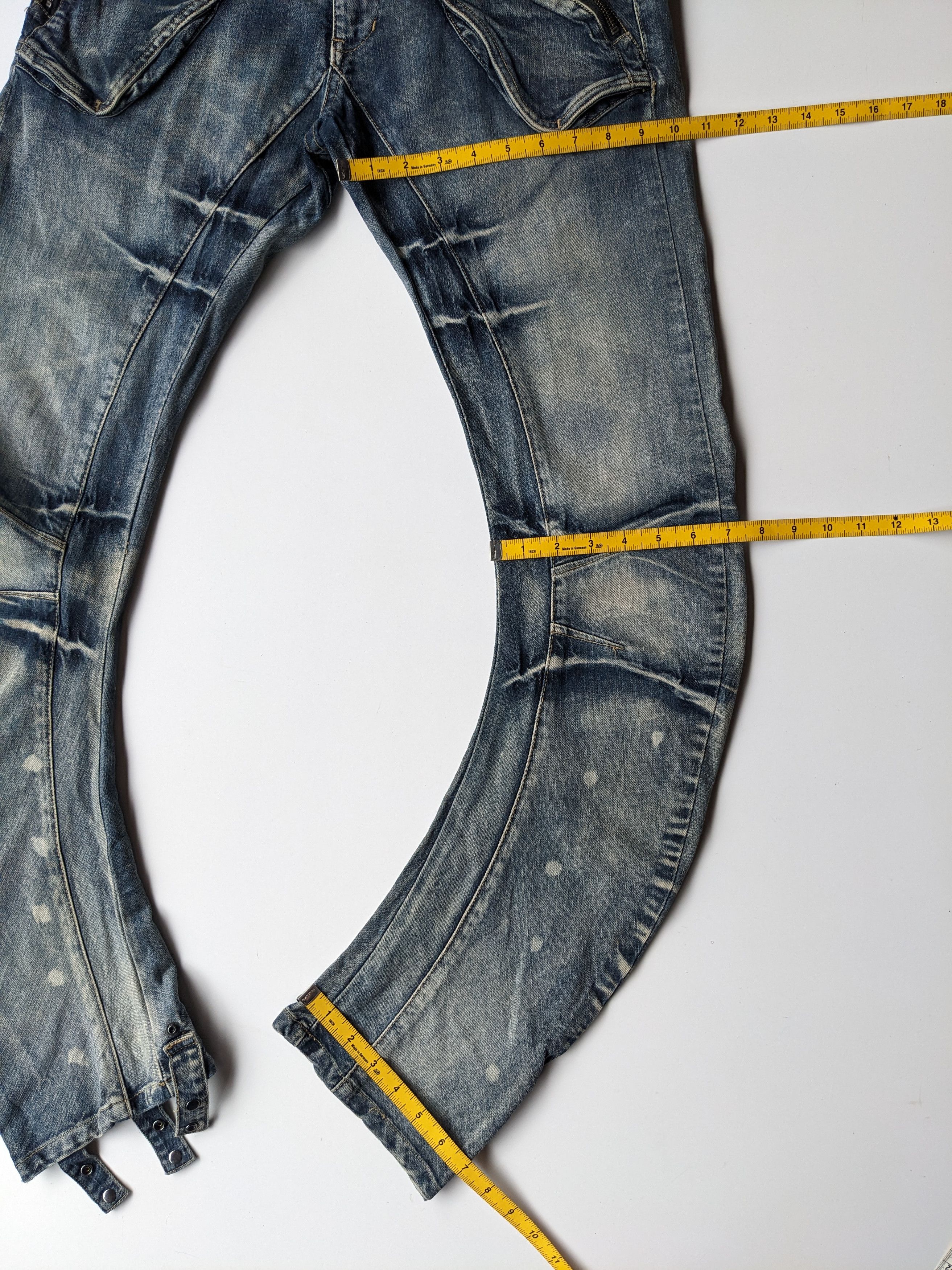 PPFM PPFM curve leg seditionaries punk jeans Size US 31 - 12 Thumbnail