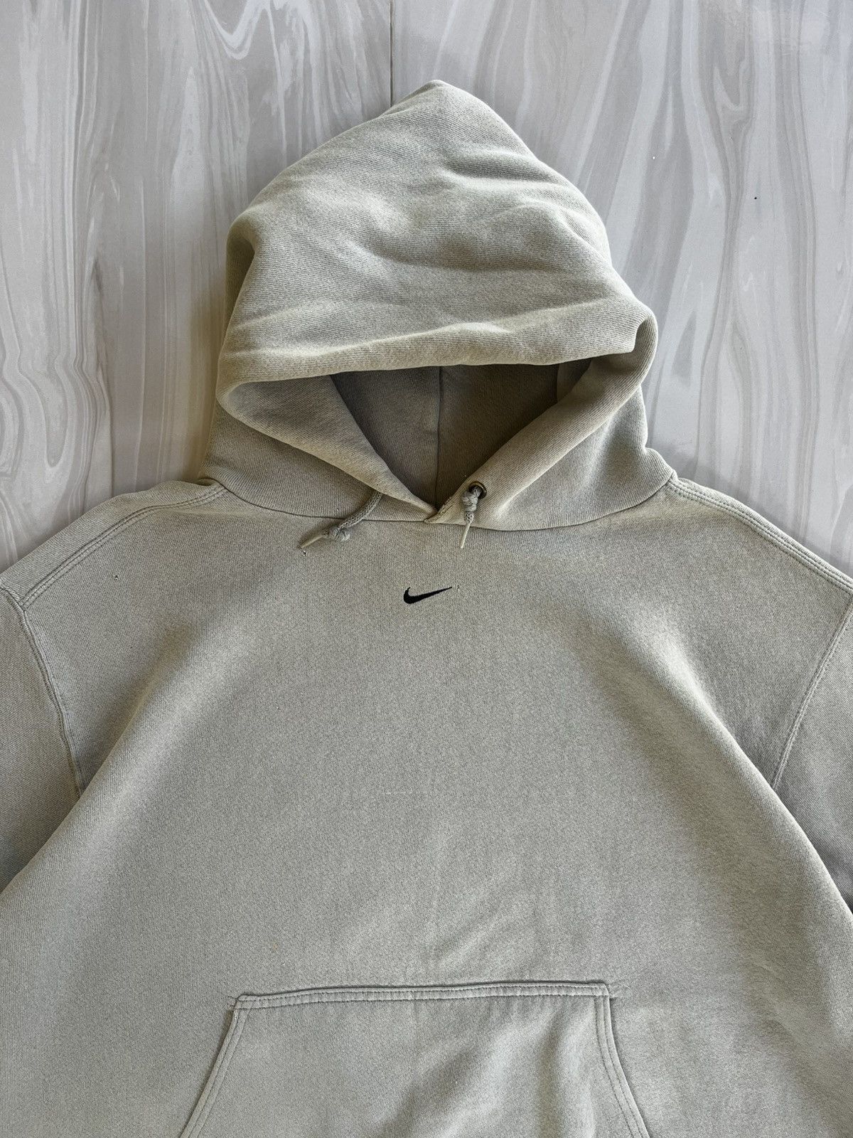Nike Vintage Nike 90s Center Swoosh Hoodies ✅ Size US XL / EU 56 / 4 - 2 Thumbnail