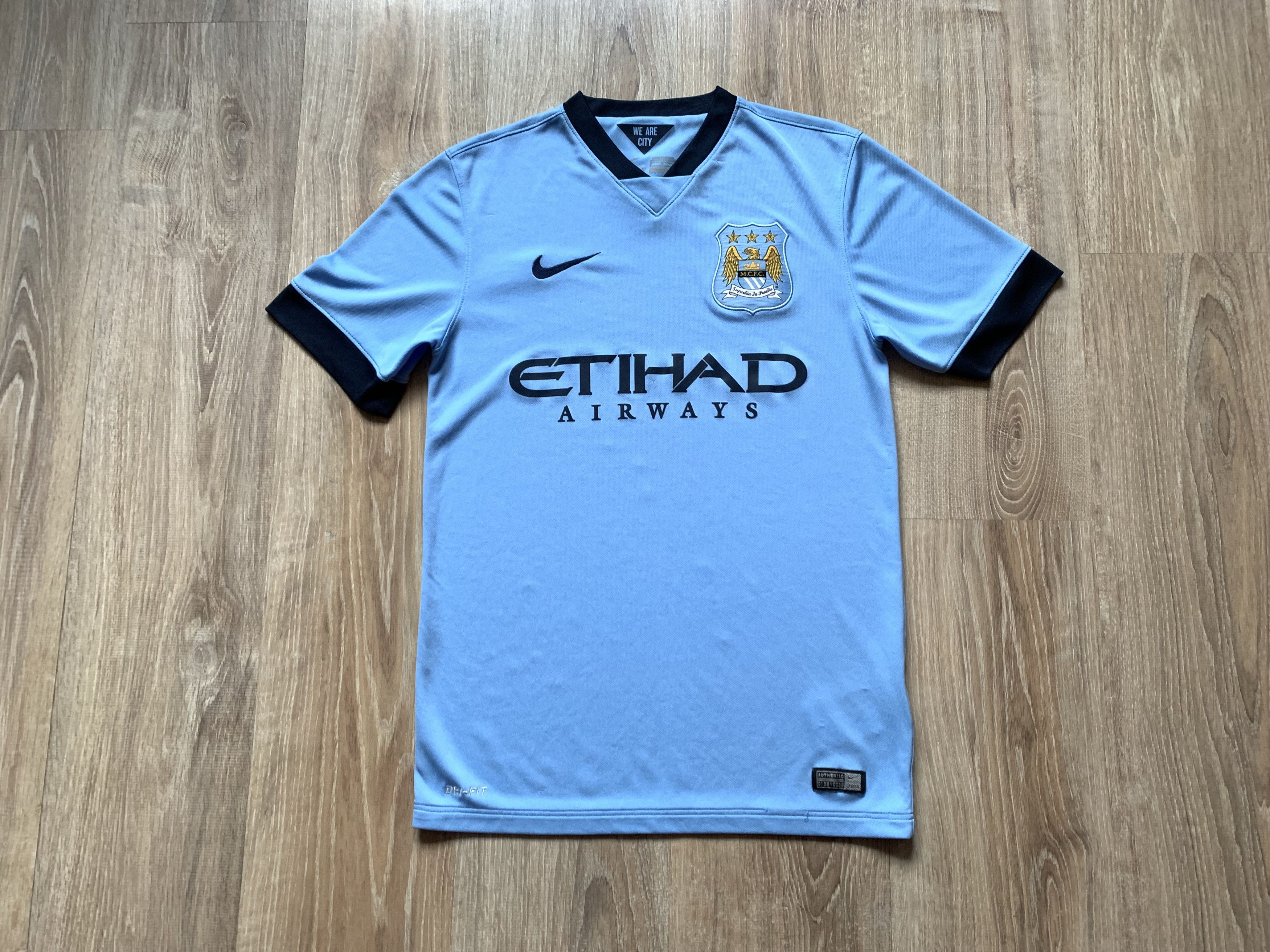 Vintage Nike Manchester City Football Shirt 2014-2015