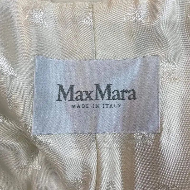 Max Mara MaxMara Cream Wool Women's Coat . Size S / US 4 / IT 40 - 4 Thumbnail