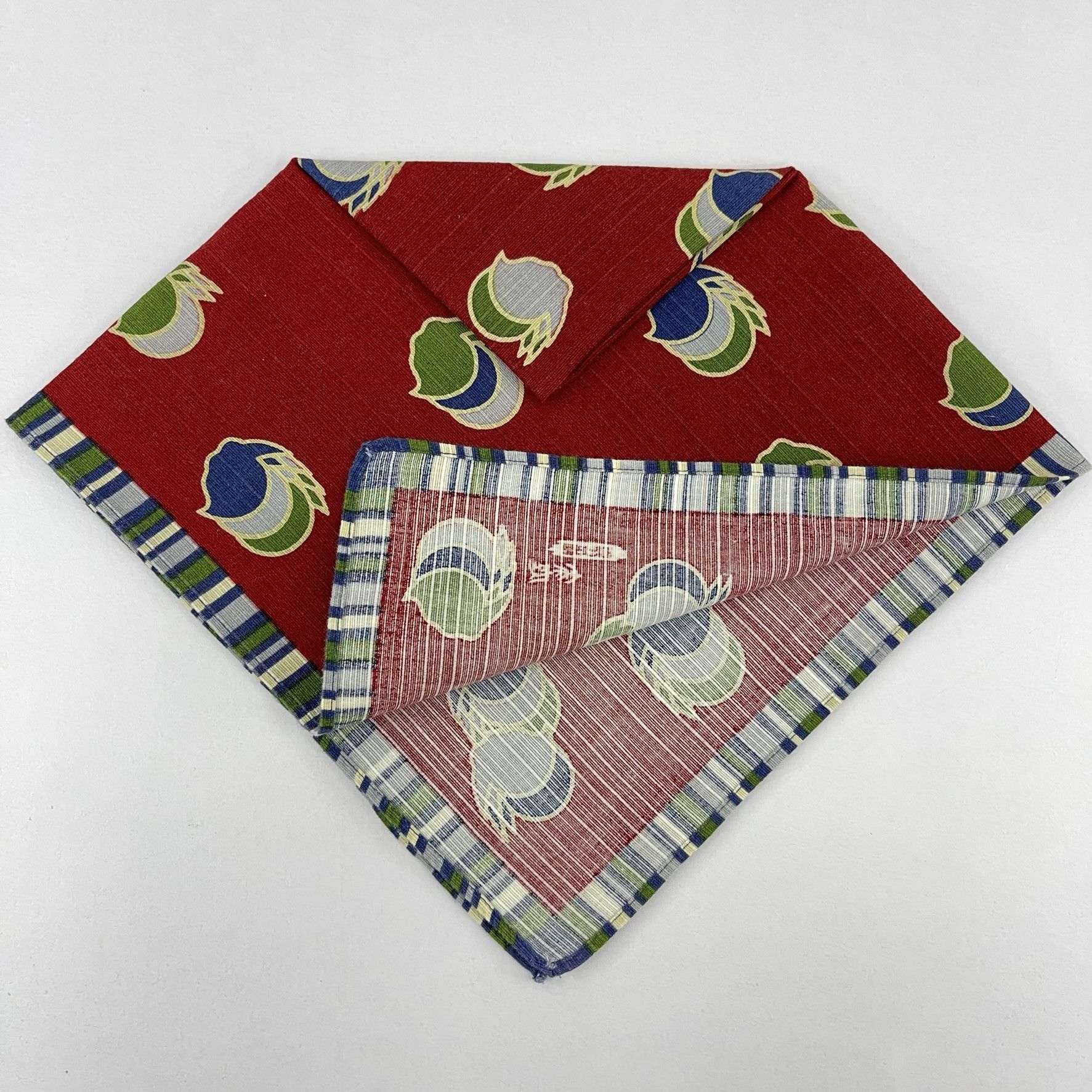 Japanese Brand Vintage Japanese Furoshiki Handkerchief Wrap Gift - 5083 Size ONE SIZE - 10 Thumbnail