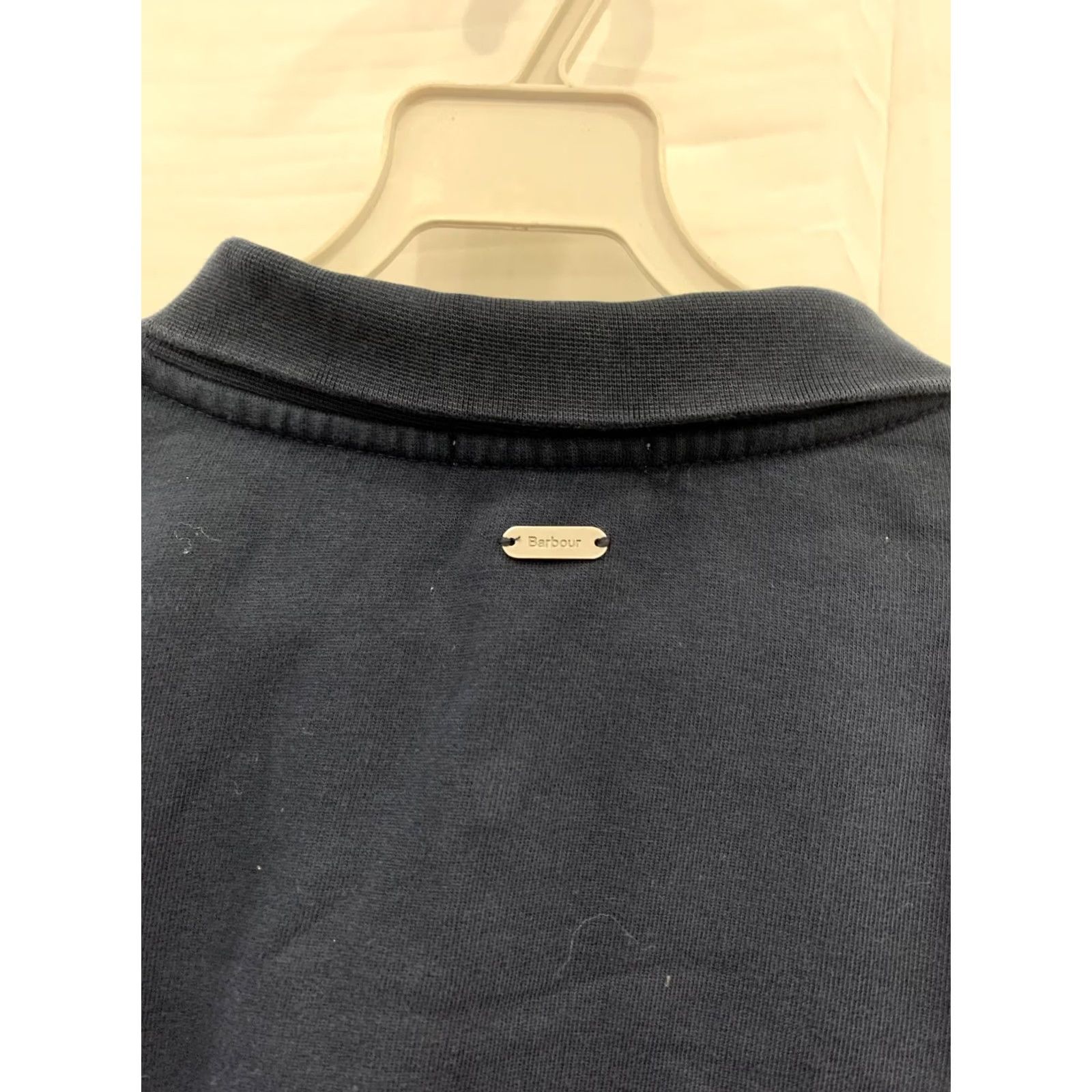 Barbour Barbour Otterburn 1/4 Zip Sweatshirt Men’s Small Navy Logo Cotton Pullover Slat 1990s Leather? Size US S / EU 44-46 / 1 - 6 Thumbnail