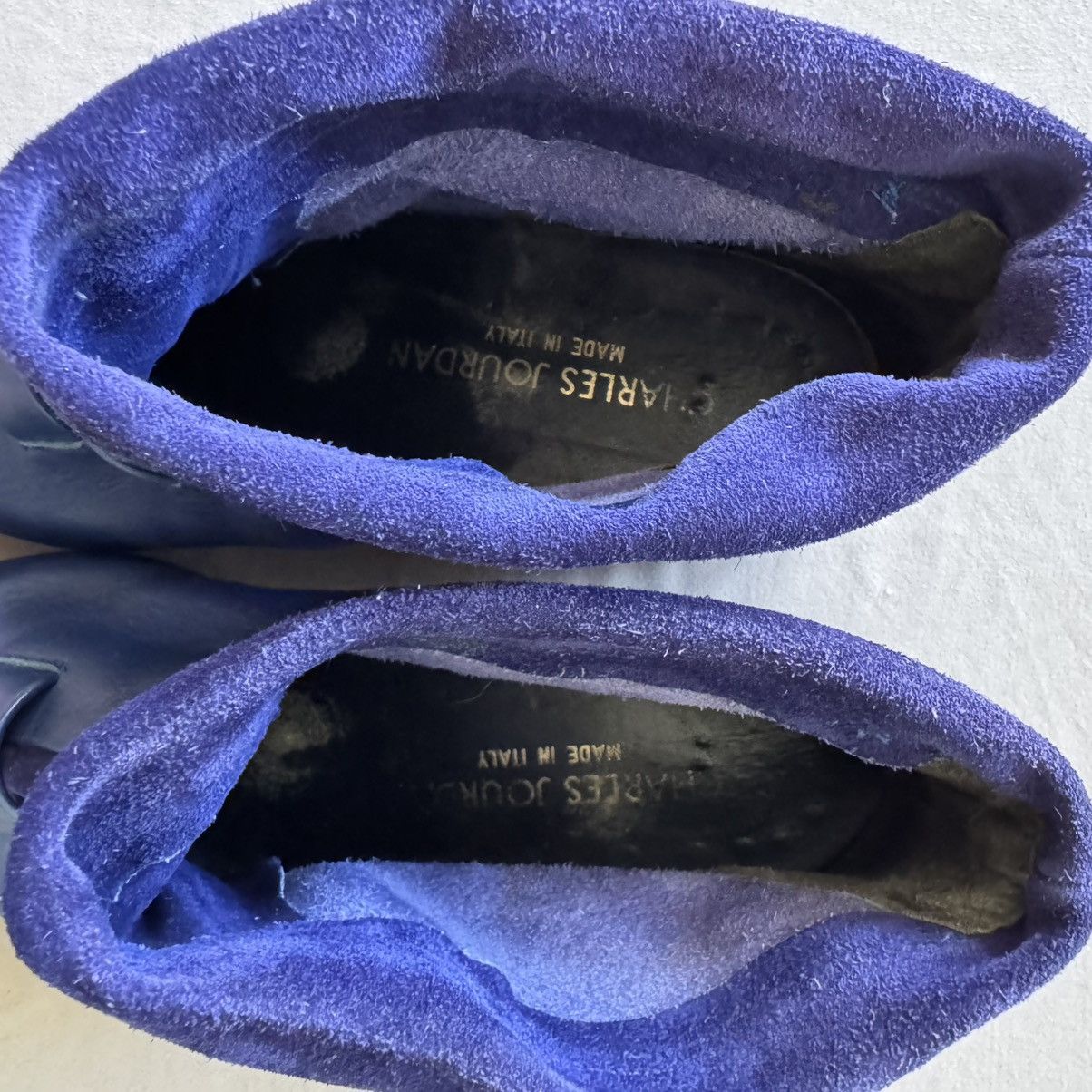 Charles Jourdan Vintage 90s Charles Jordan Avant Garde Leather Ankle Boots Size US 8 / IT 38 - 6 Thumbnail