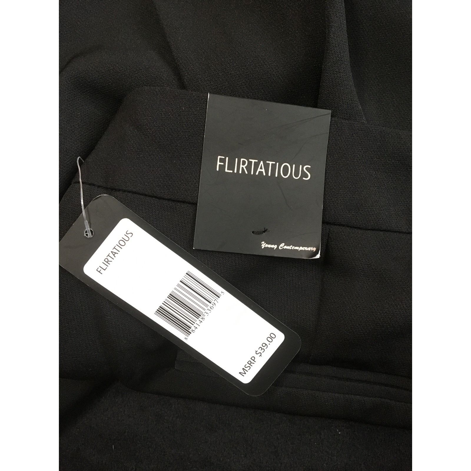 Other NWT Flirtations Size 15 Young Contemporary Black Slacks Size 36" / US 14 / IT 50 - 6 Thumbnail