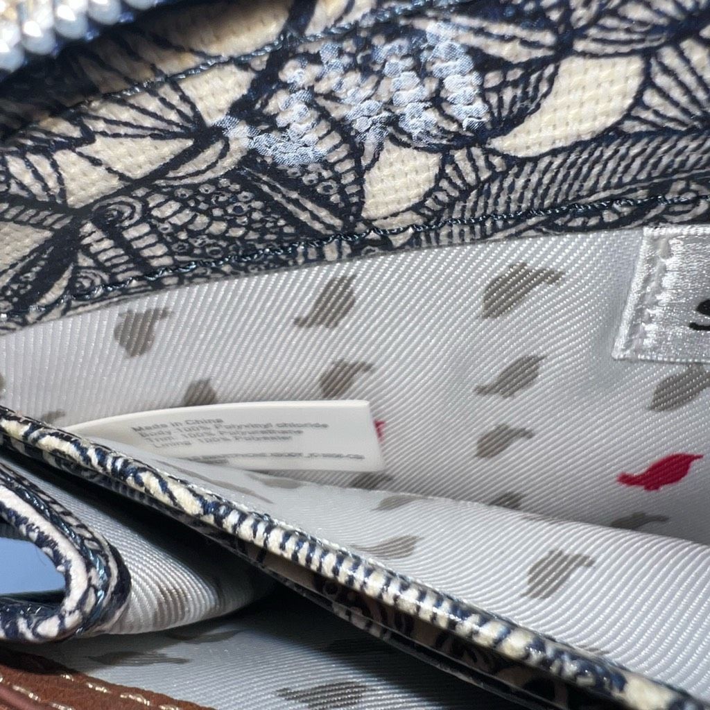 Other Sakroots Navy and White Patterned Convertible Crossbody Wallet Size ONE SIZE - 9 Thumbnail